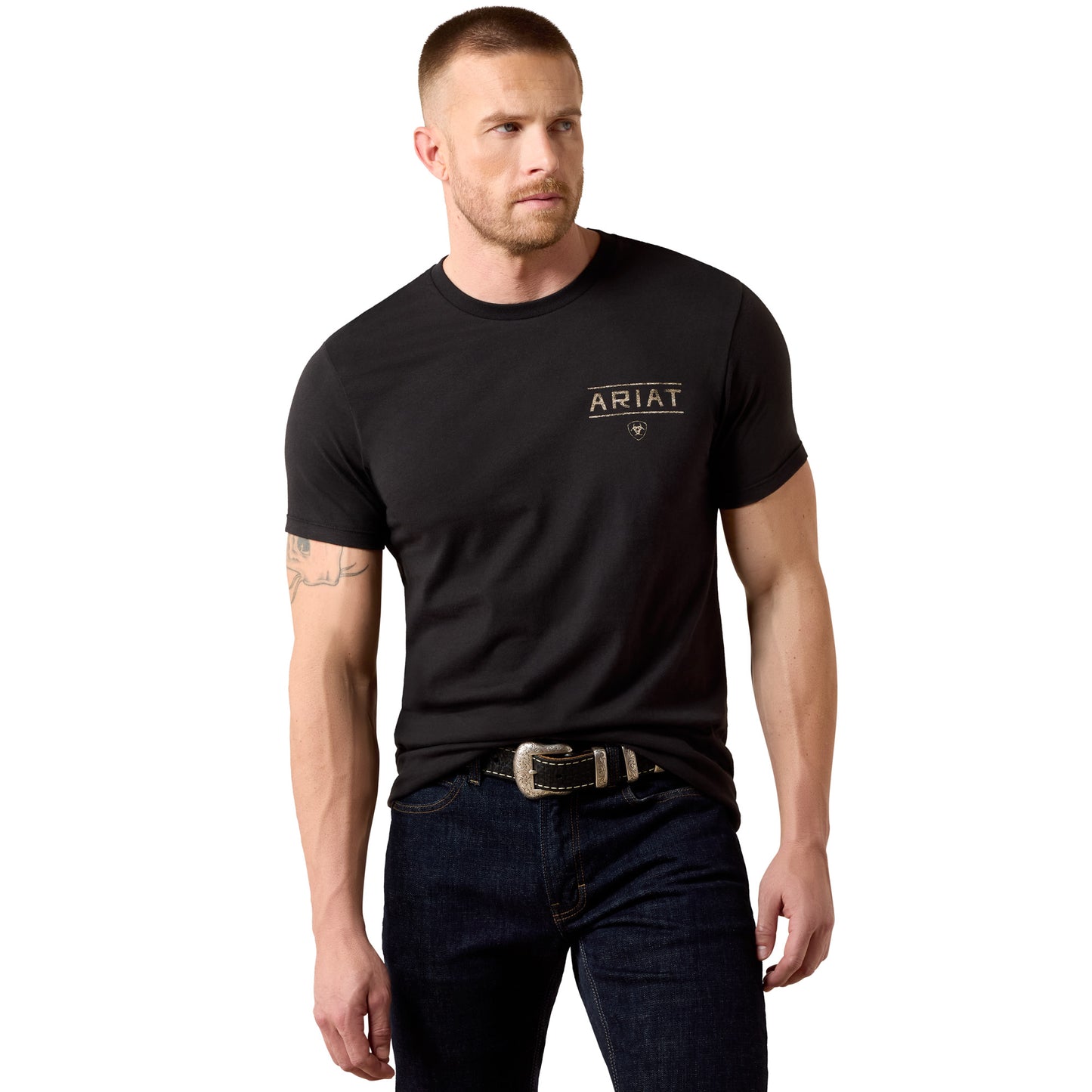 Ariat Men's Monument Caucho Black Graphic T-Shirt 10079502