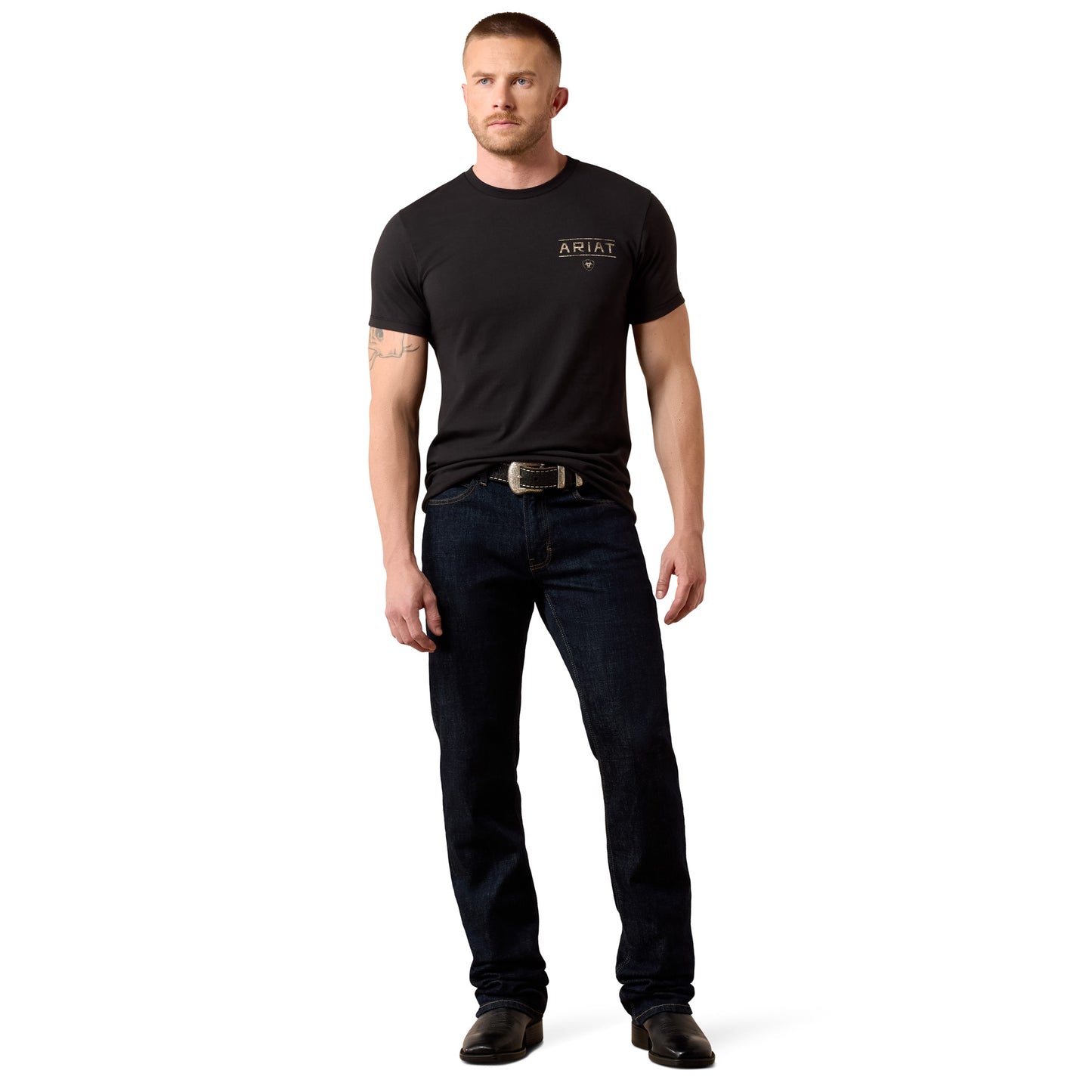 Ariat Men's Monument Caucho Black Graphic T-Shirt 10079502