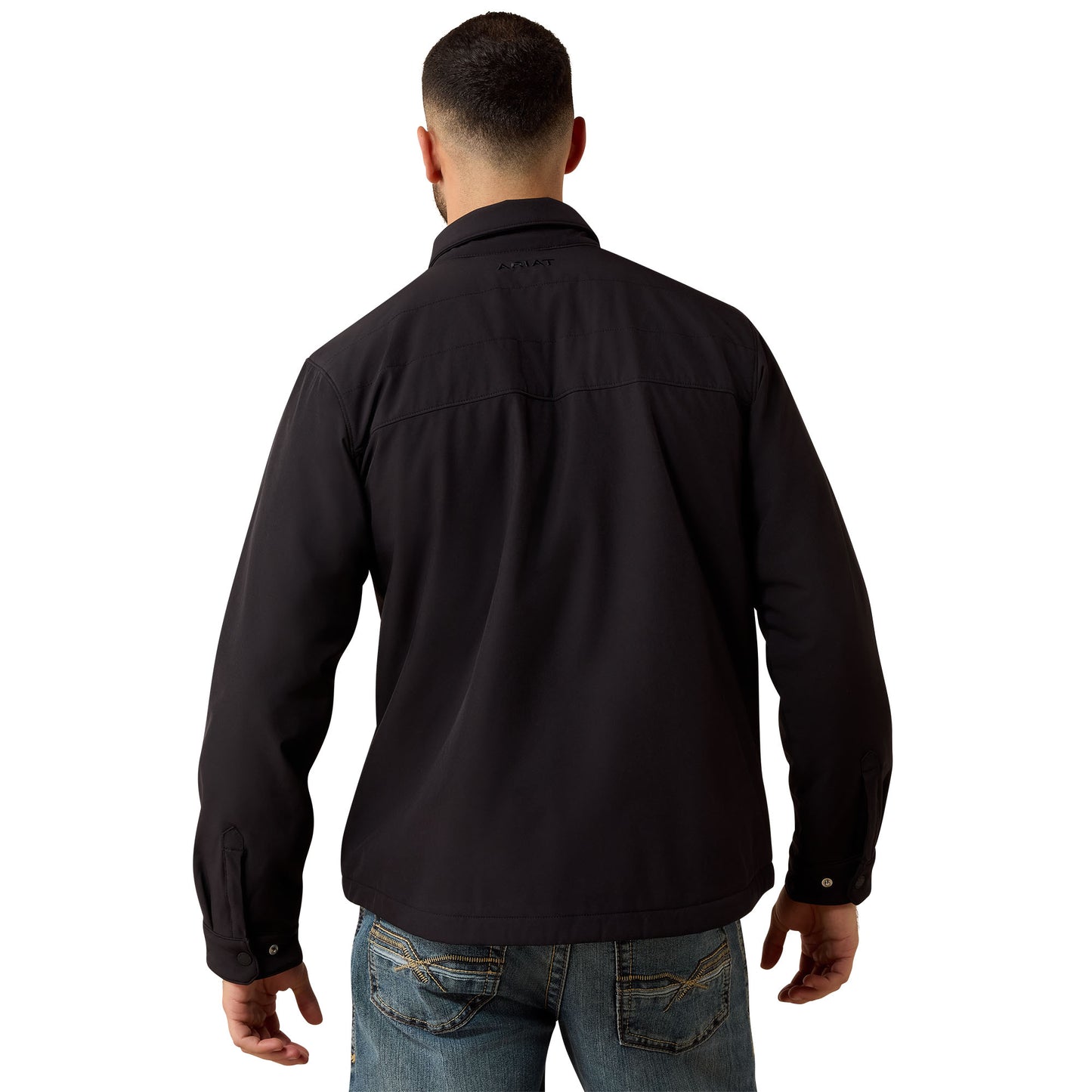 Ariat Men's Stretchshell Black Shirt Jacket  10079505