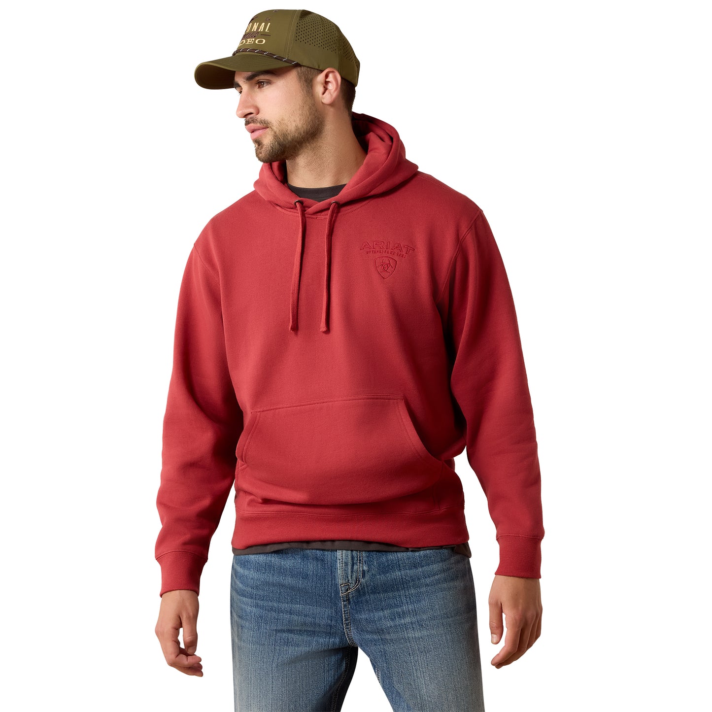 Ariat Men's Brick Red Archstar Hoodie 10079524