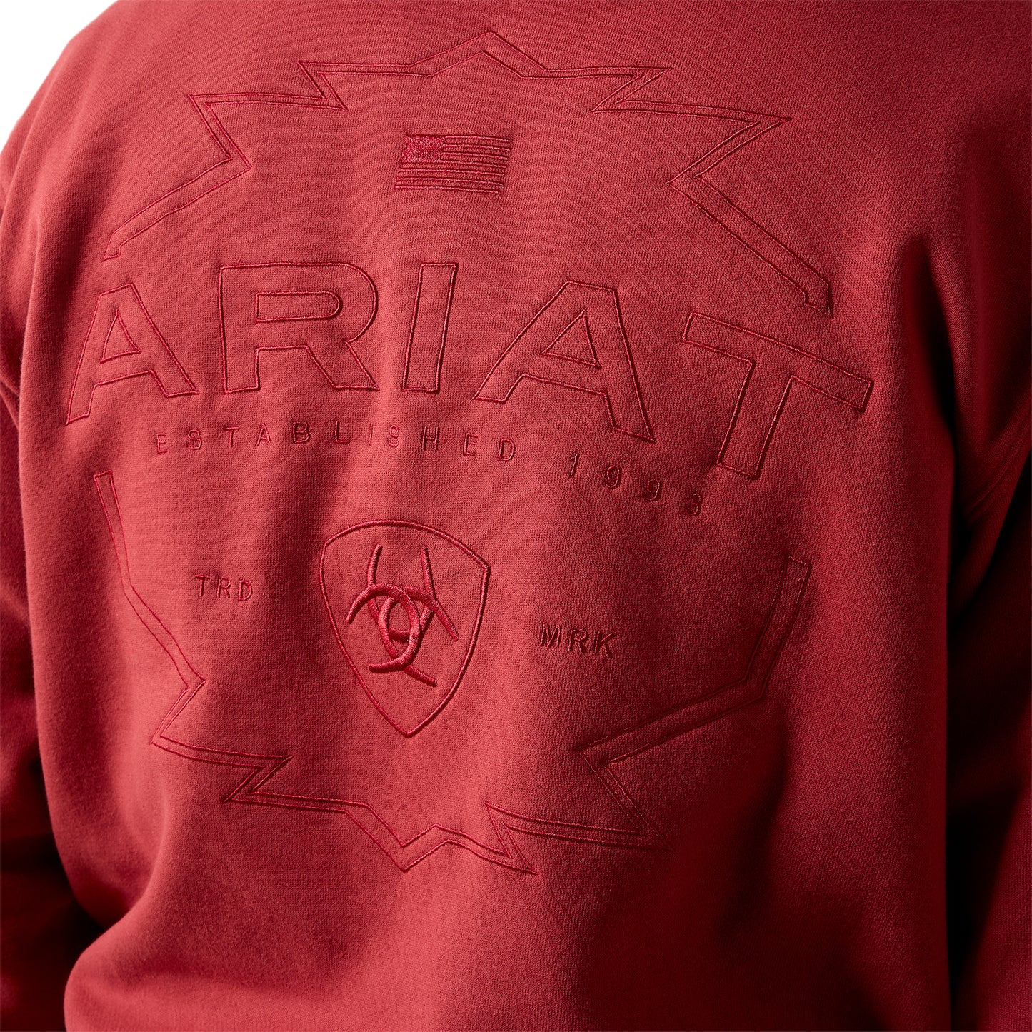 Ariat Men's Brick Red Archstar Hoodie 10079524
