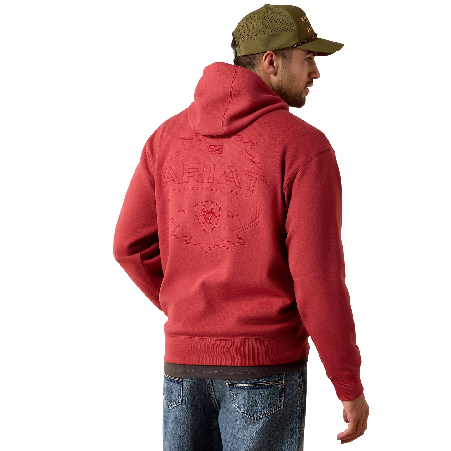 Ariat Men's Brick Red Archstar Hoodie 10079524