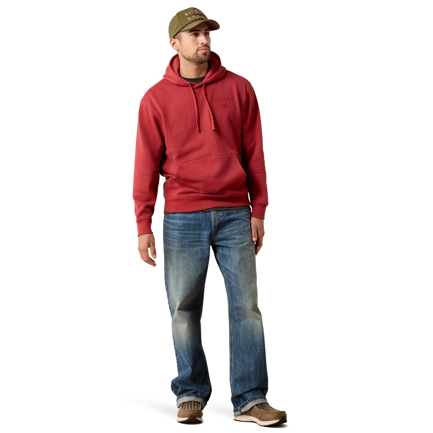Ariat Men's Brick Red Archstar Hoodie 10079524