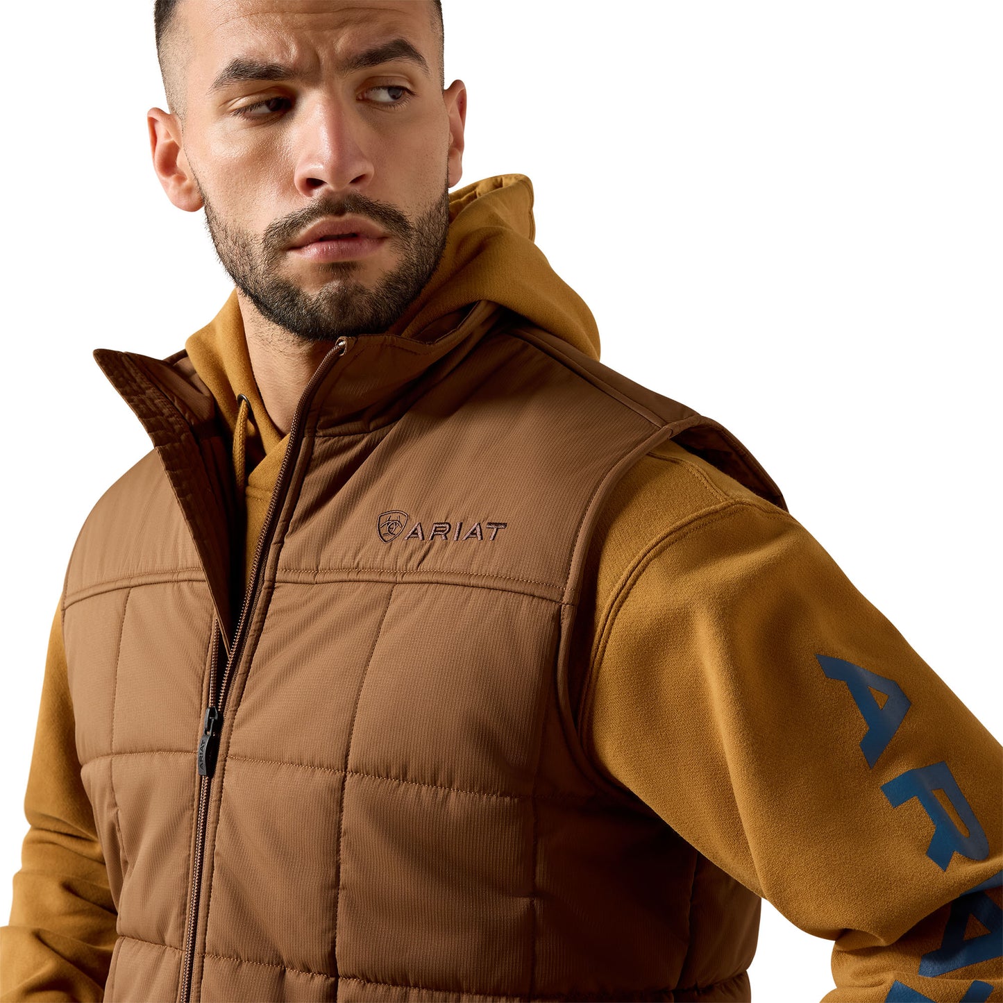 Ariat Men's Crius Brazil Nut Insulated Vest 10079526