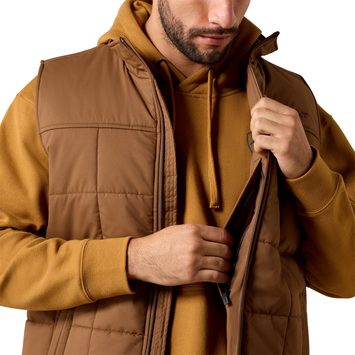 Ariat Men's Crius Brazil Nut Insulated Vest 10079526