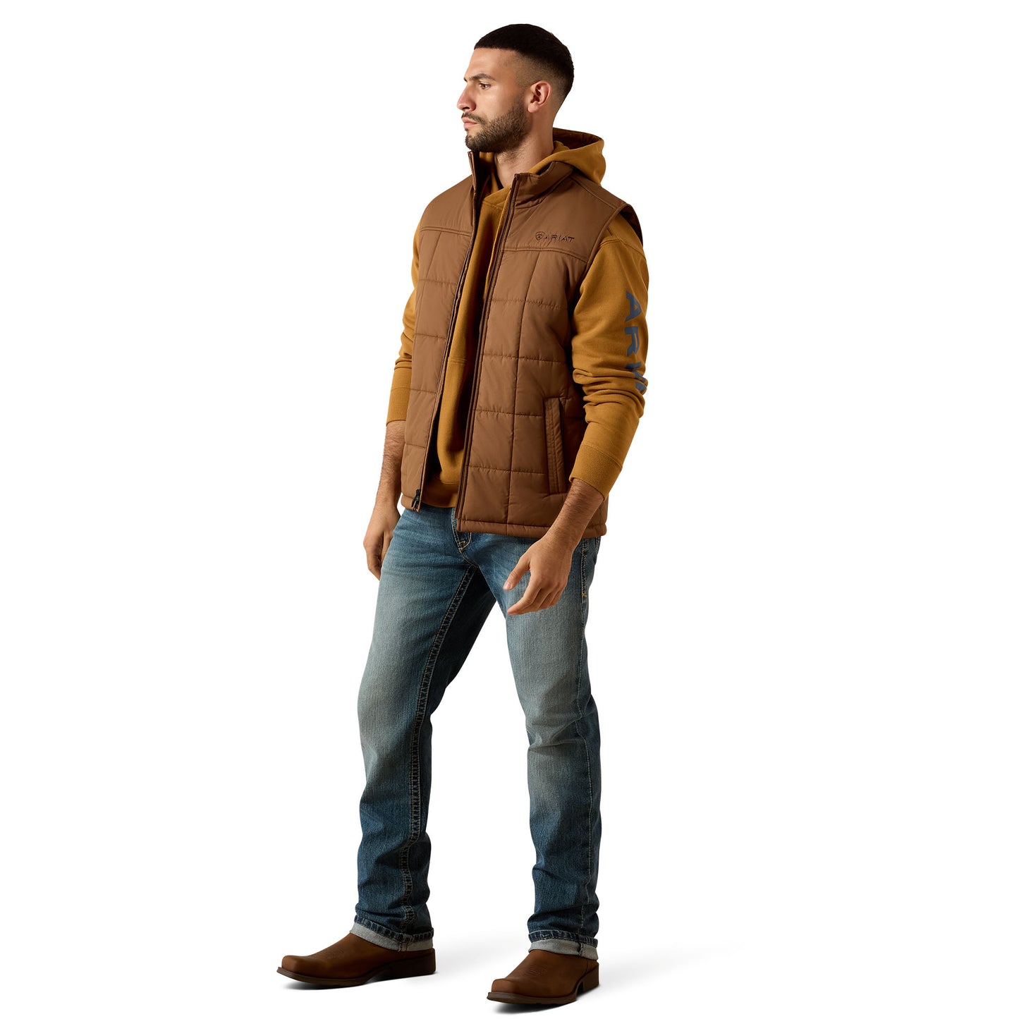 Ariat Men's Crius Brazil Nut Insulated Vest 10079526