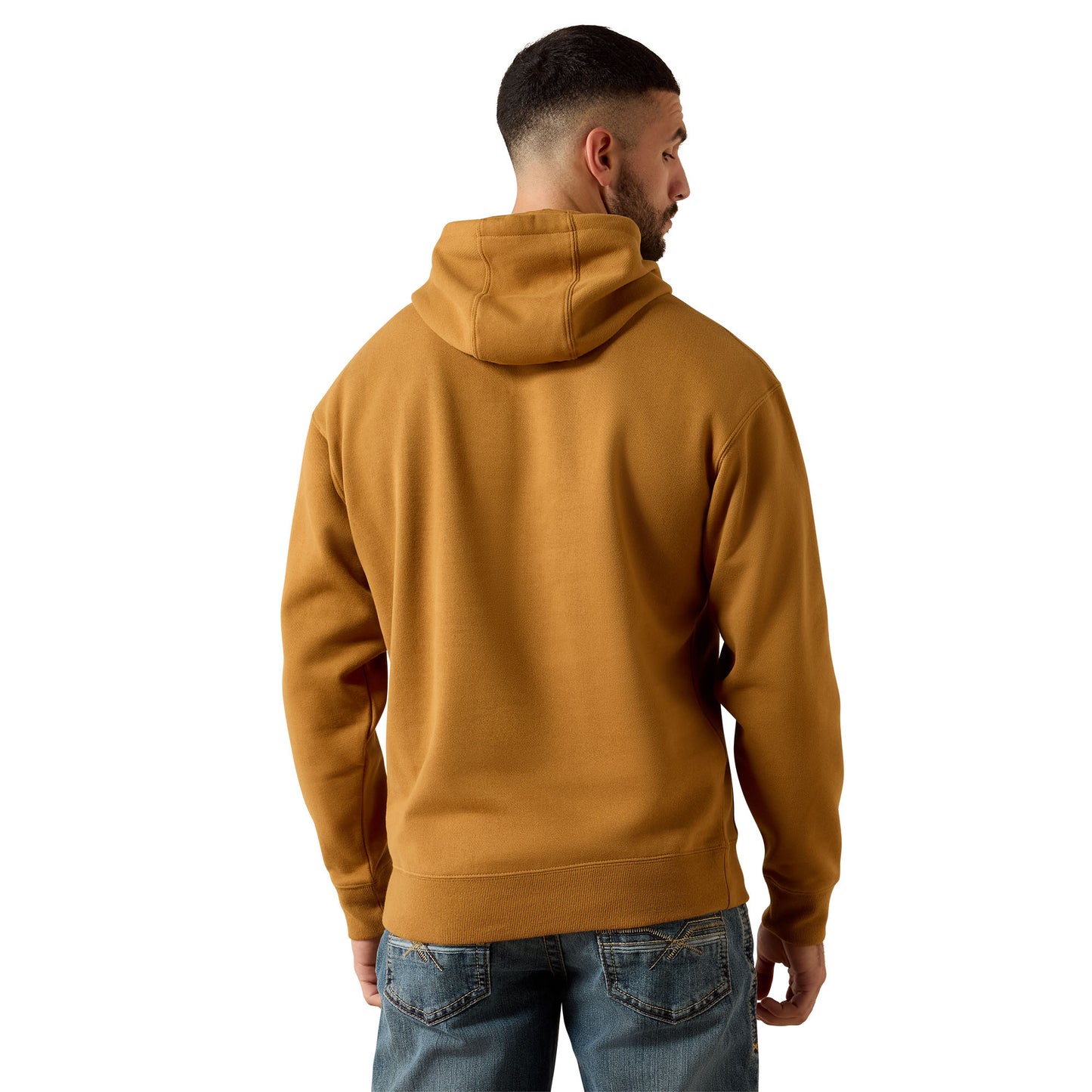 Ariat Men's Bone Brown Logo Hoodie 10079528