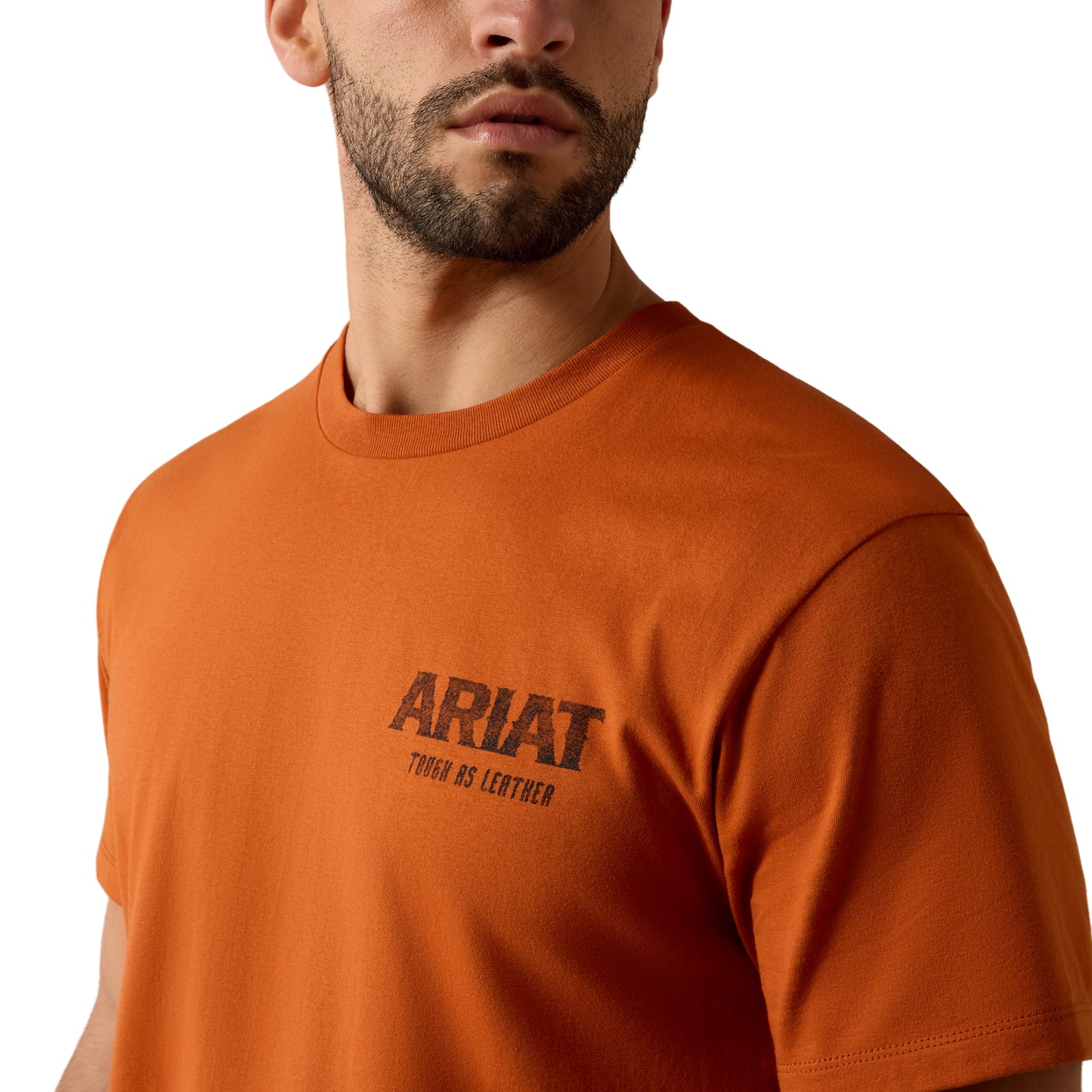 Ariat Men's Tough As Leather Bombay Brown T-Shirt 10079530