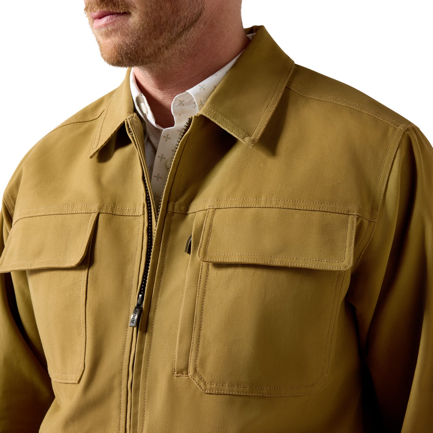 Ariat Men's Antique Bronze Full Zip Barn Jacket 10079555