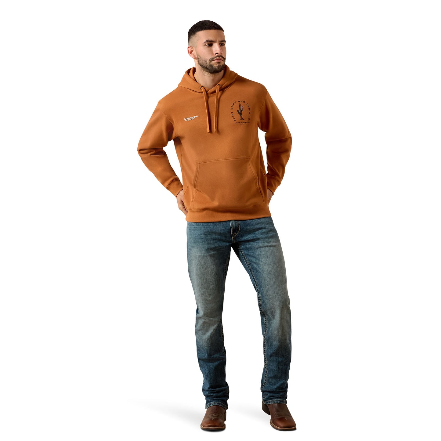 Ariat Men's Cowboy Tough Adobe Hoodie 10079567