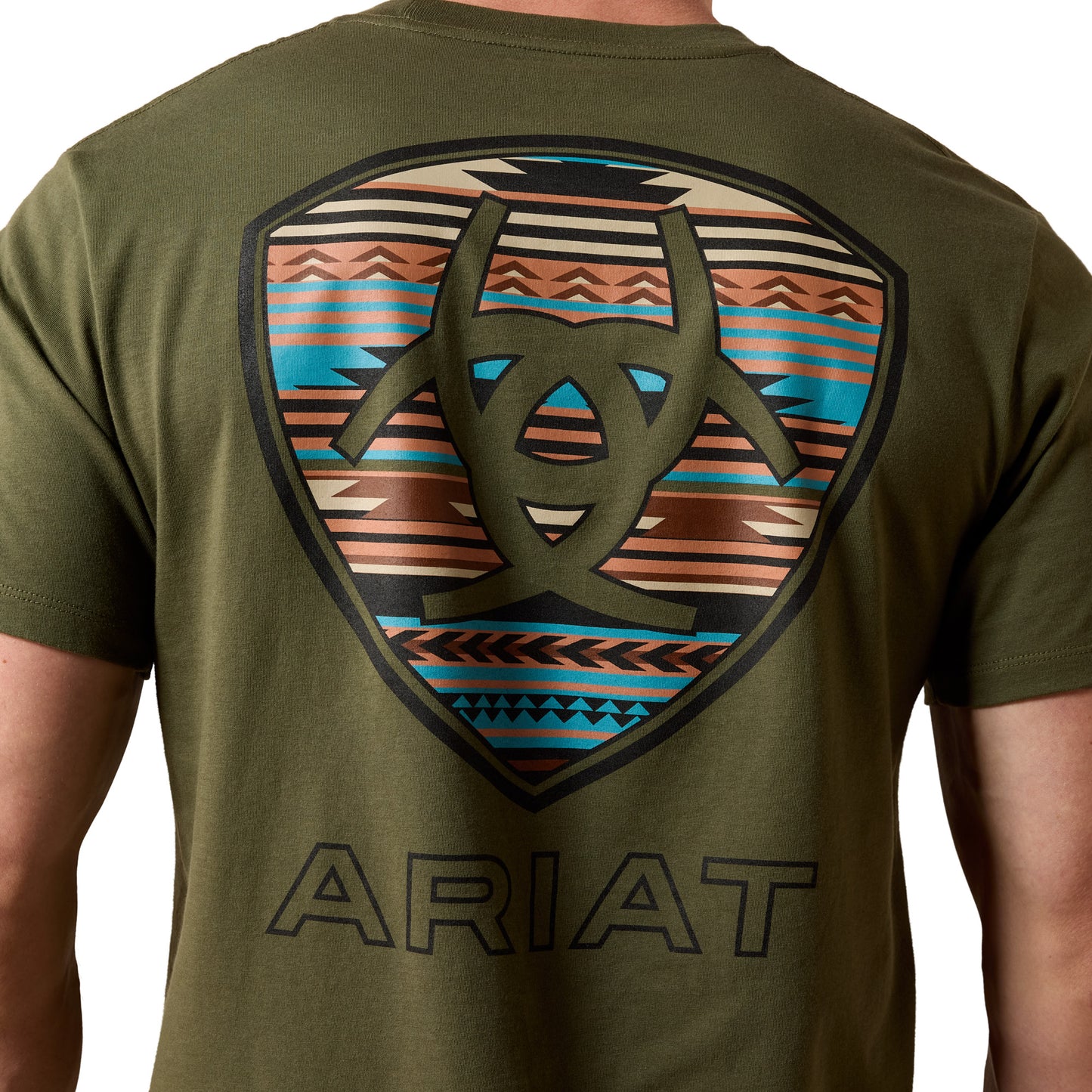 Ariat Men's Rust Serape Shield Grape Leaf Graphic T-Shirt 10079616