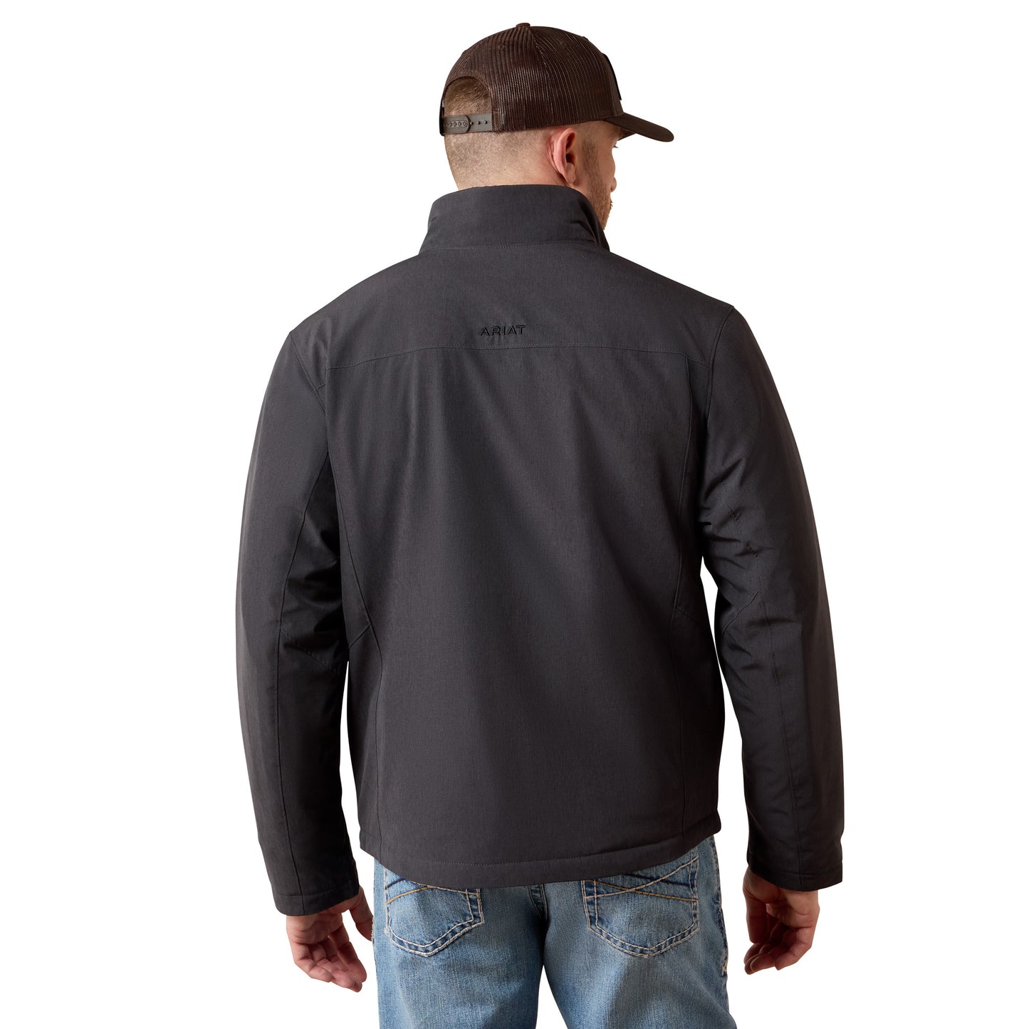 Ariat Men's Pioneer Charcoal Heather StretchShell Jacket 10079638