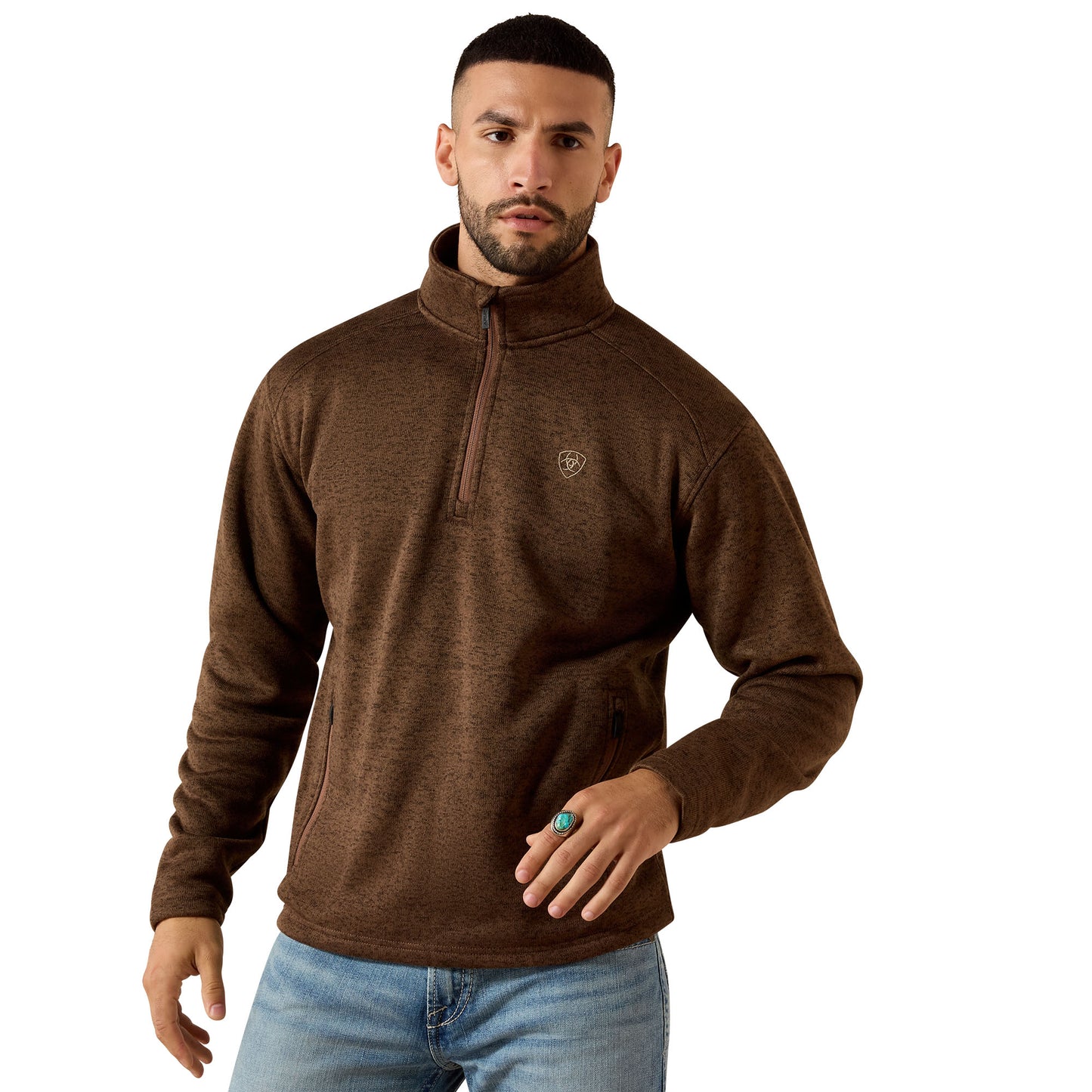 Ariat Men's Caldwell Carafe 1/4 Zip Sweater 10079644