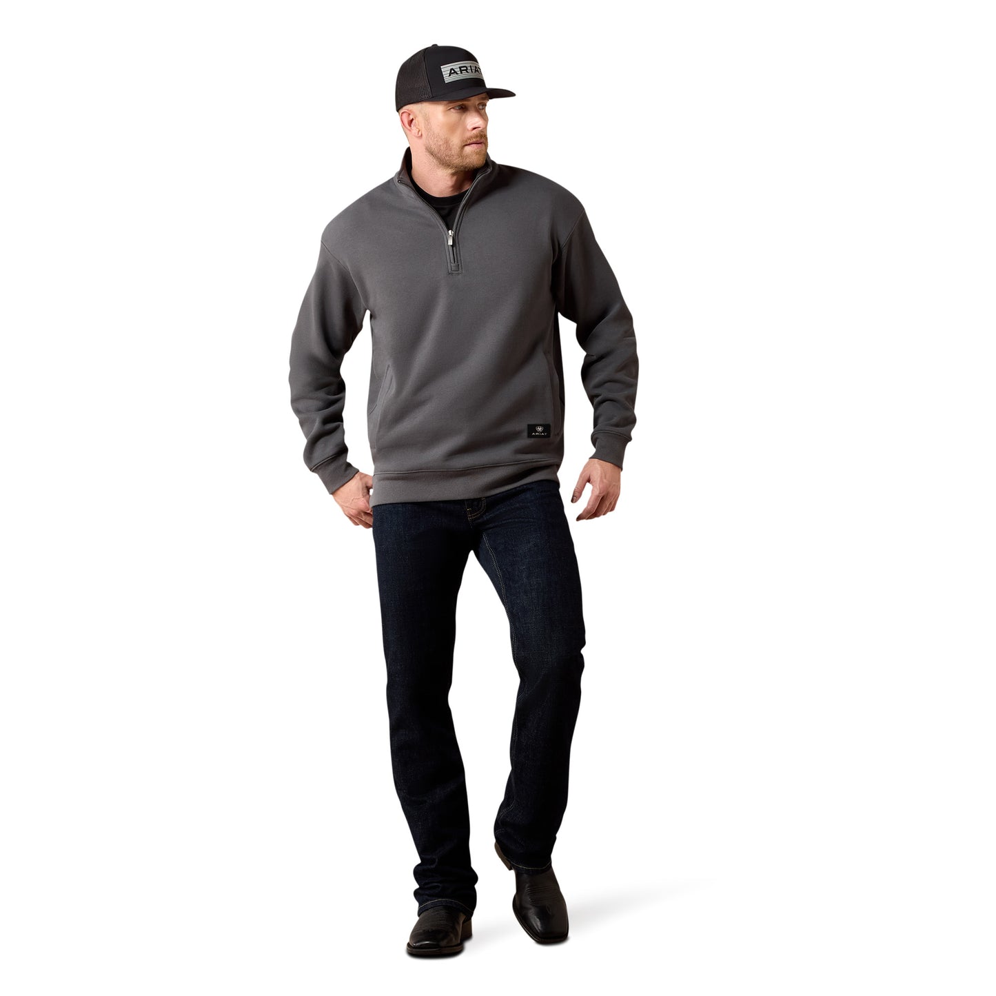 Ariat Men's Dark Shadow Core 1/4 Zip Sweatshirt 10079647