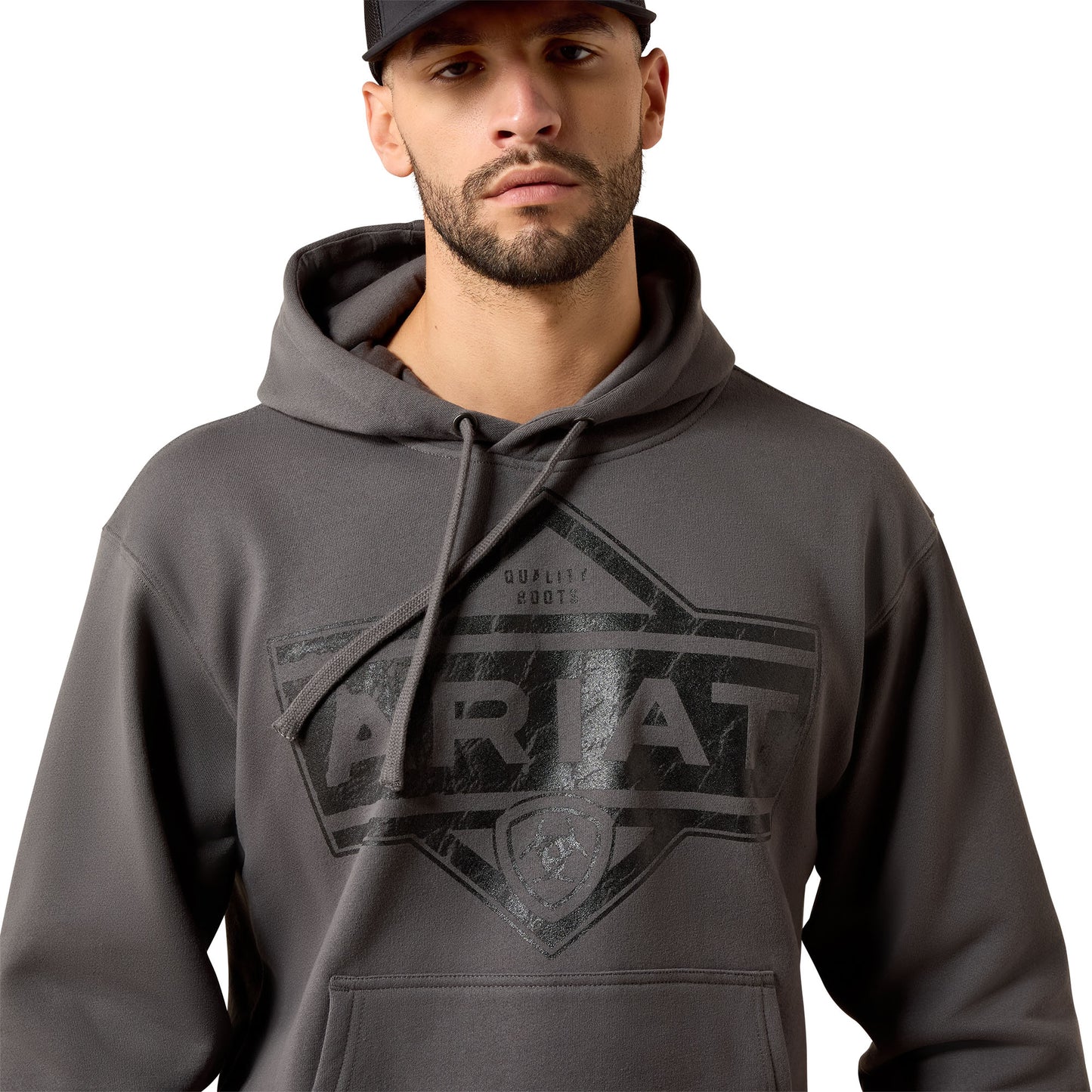 Ariat Men's Leather Diamond Dark Shadow Hoodie 10079648