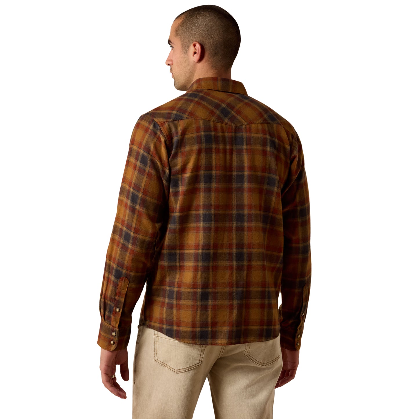 Ariat Men's Retro Hynes Rubber Plaid Button Down Shirt 10079703