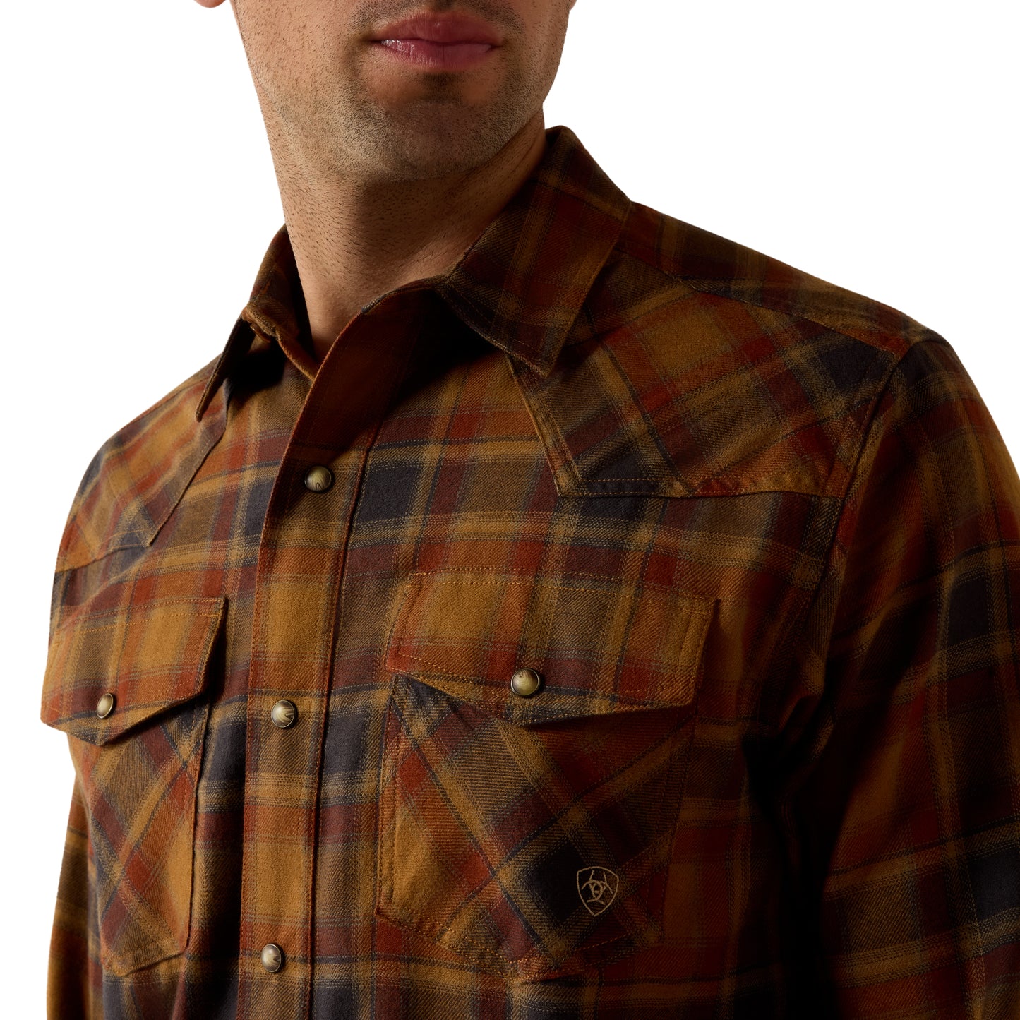 Ariat Men's Retro Hynes Rubber Plaid Button Down Shirt 10079703