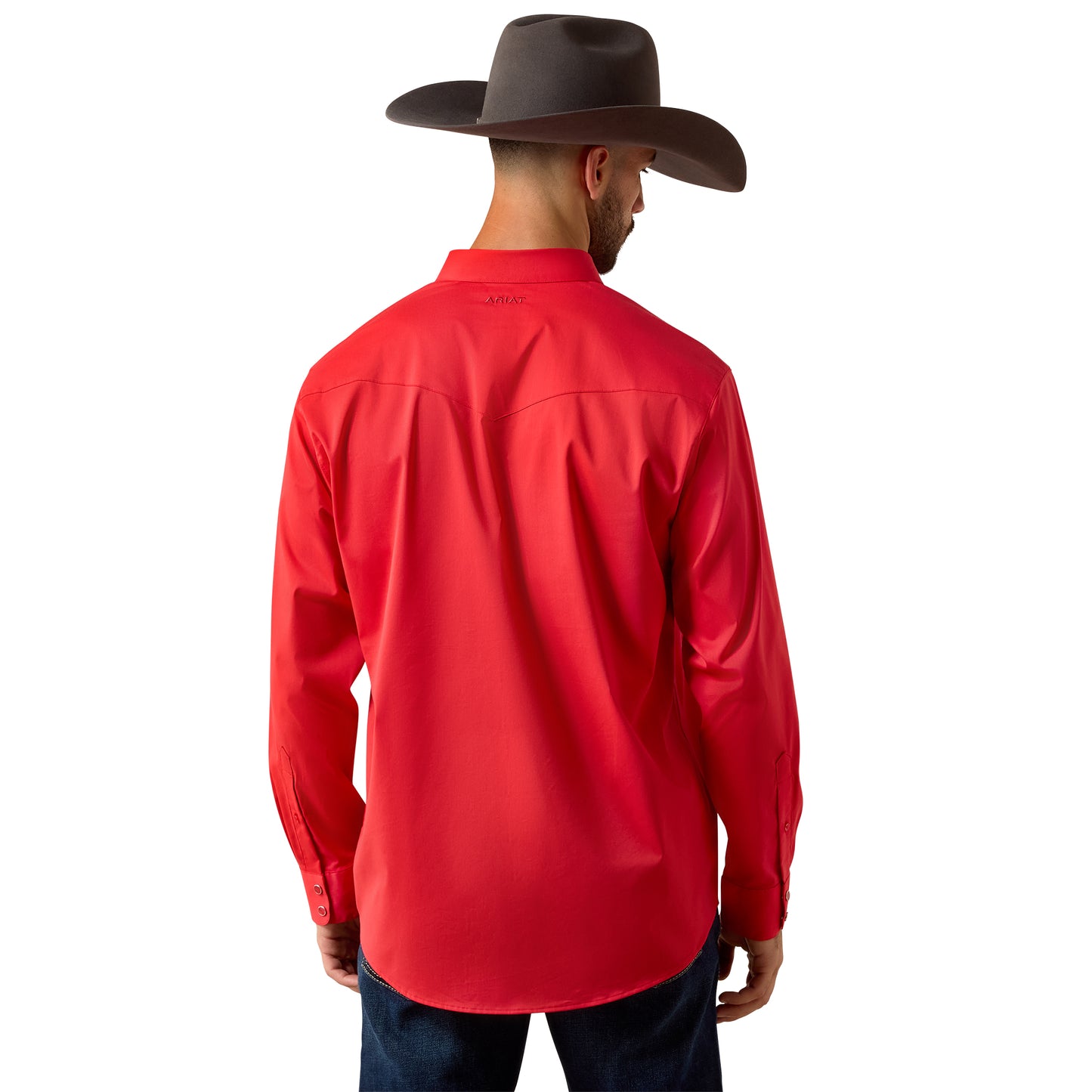 Ariat Men's Everything Scarlet Red Classic Fit Snap Shirt 10079765