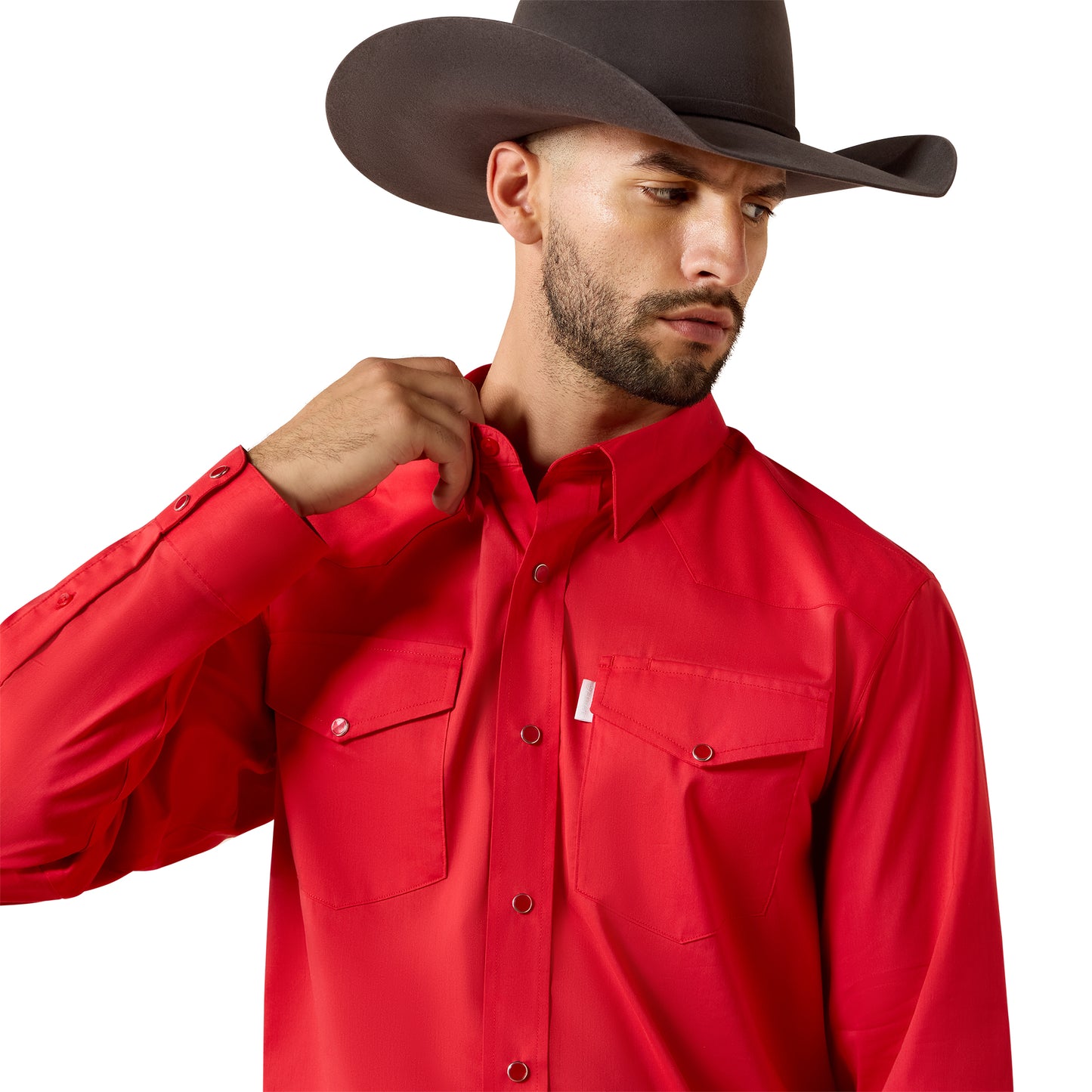 Ariat Men's Everything Scarlet Red Classic Fit Snap Shirt 10079765