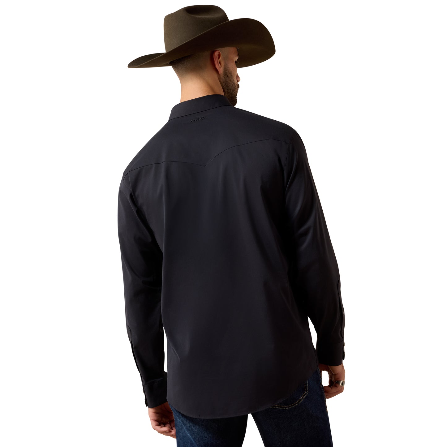 Ariat Men's Everything Black Classic Fit Snap Shirt 10079802