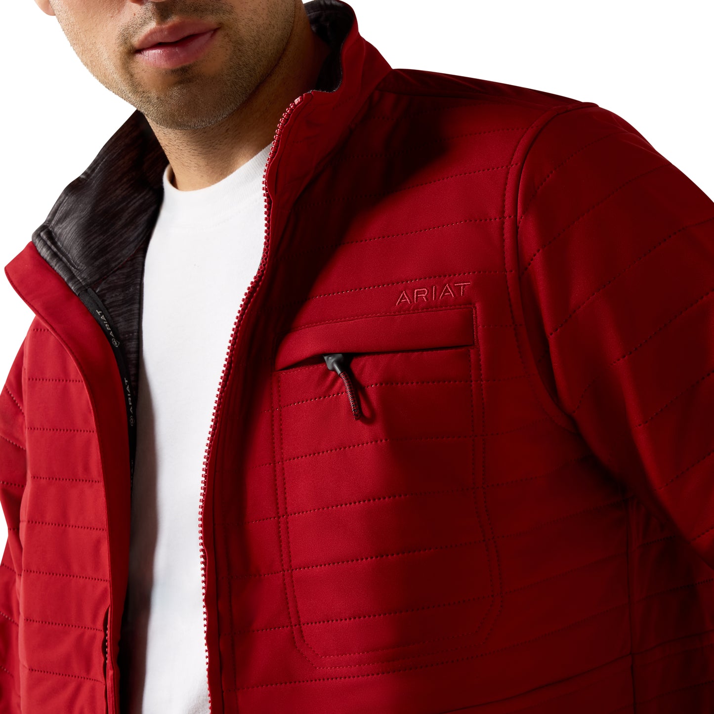 Ariat Men's Wylie Red Dalia Full Zip Jacket 10079871