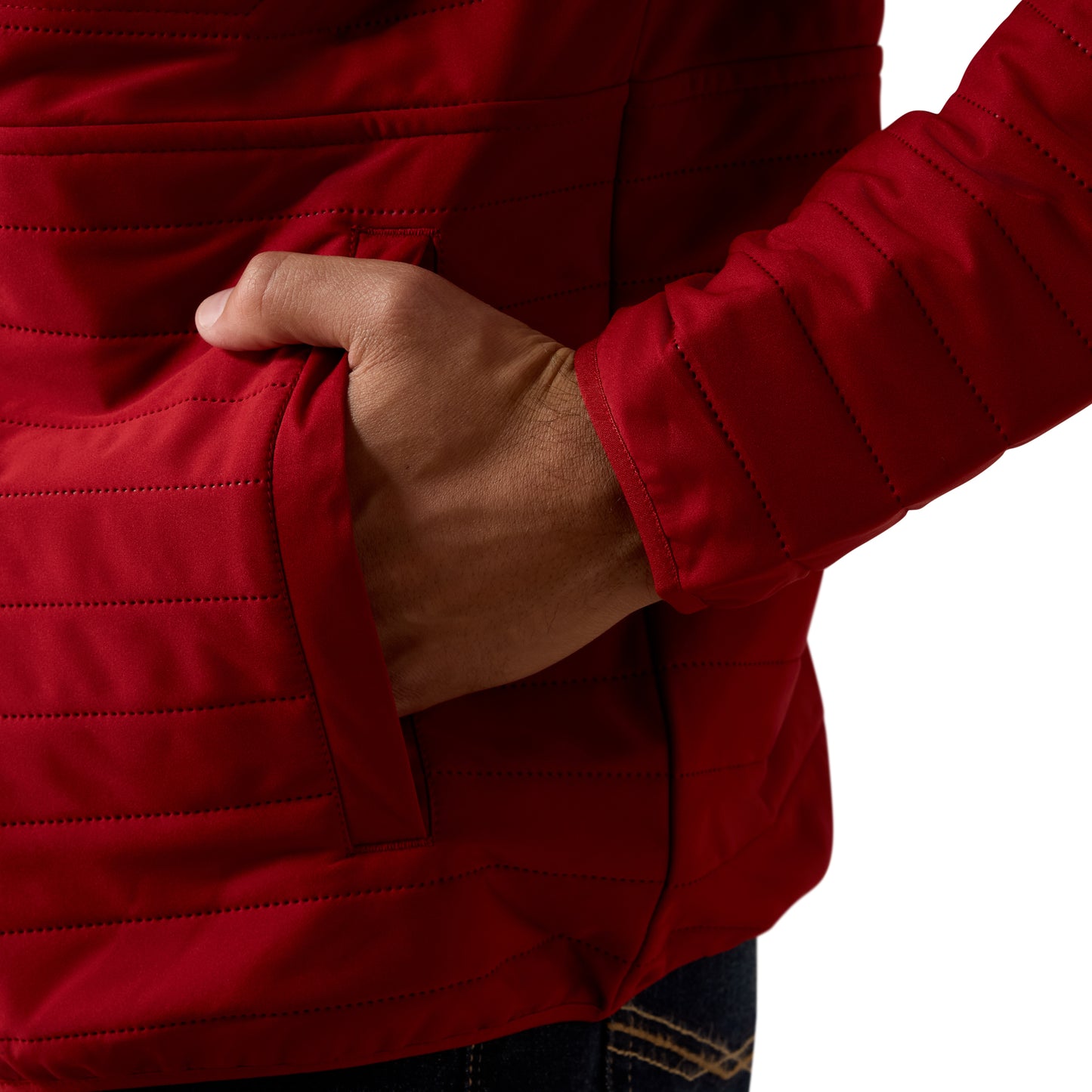 Ariat Men's Wylie Red Dalia Full Zip Jacket 10079871