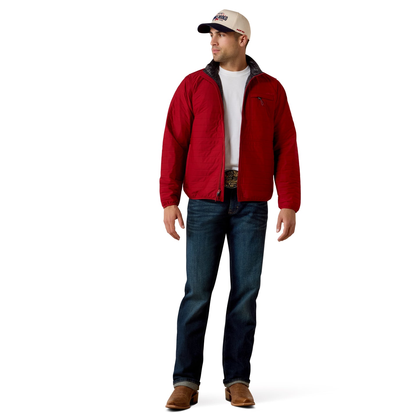 Ariat Men's Wylie Red Dalia Full Zip Jacket 10079871