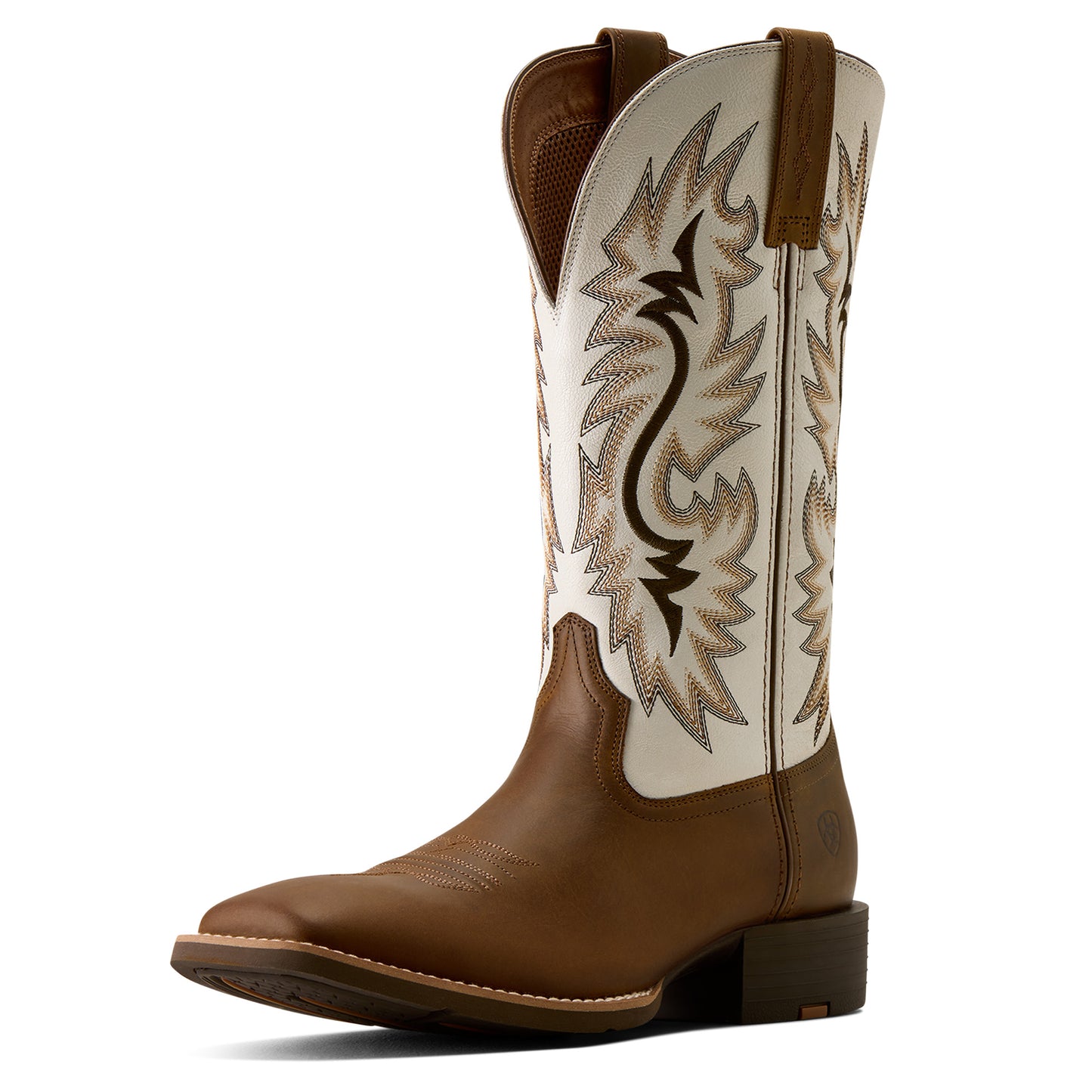 Ariat Men's Sport Colter Distressed Brown Wide Square Toe Cowboy Boot 10080267