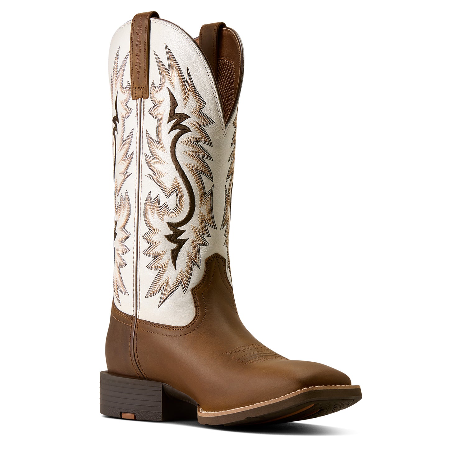 Ariat Men's Sport Colter Distressed Brown Wide Square Toe Cowboy Boot 10080267