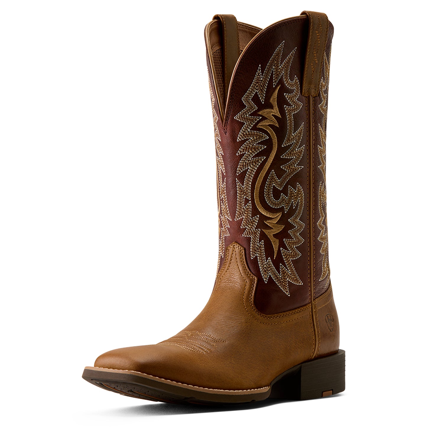 Ariat Men's Sport Colter Sorrel Crunch Wide Square Toe Western Boot 10080268