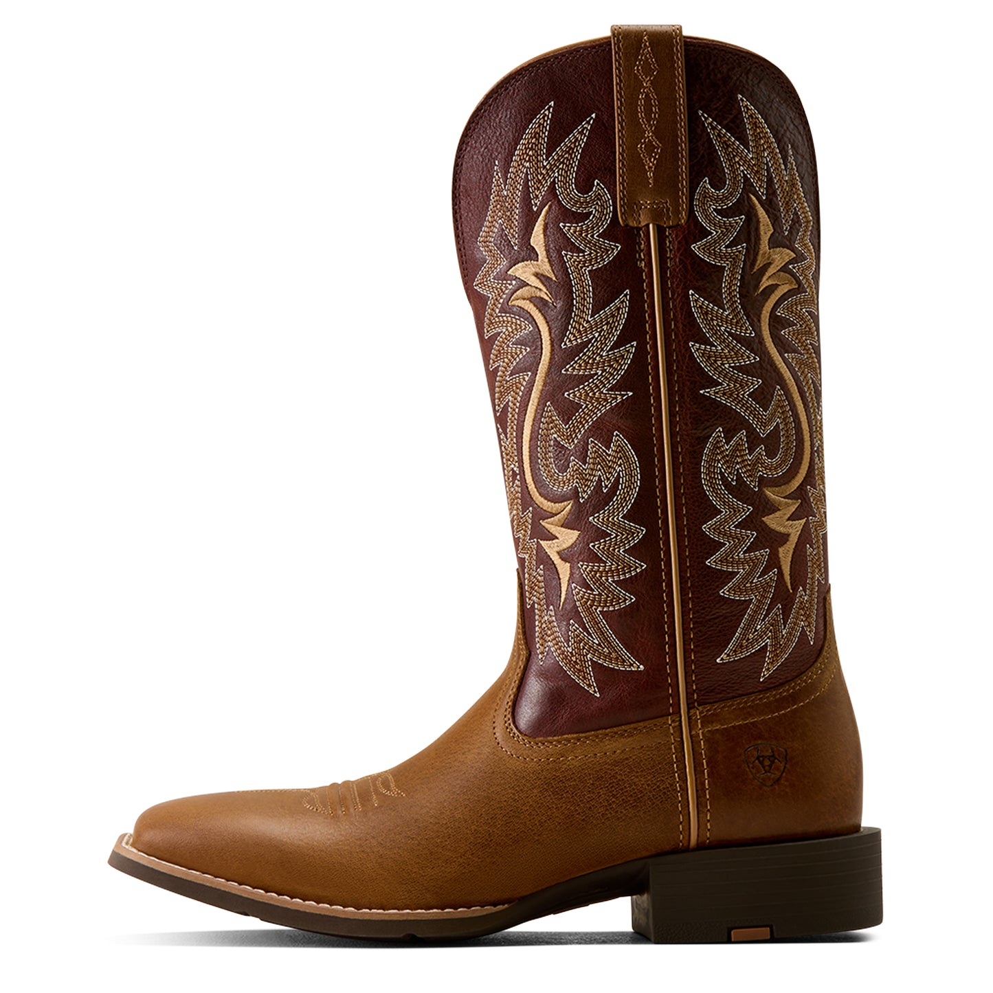 Ariat Men's Sport Colter Sorrel Crunch Wide Square Toe Western Boot 10080268