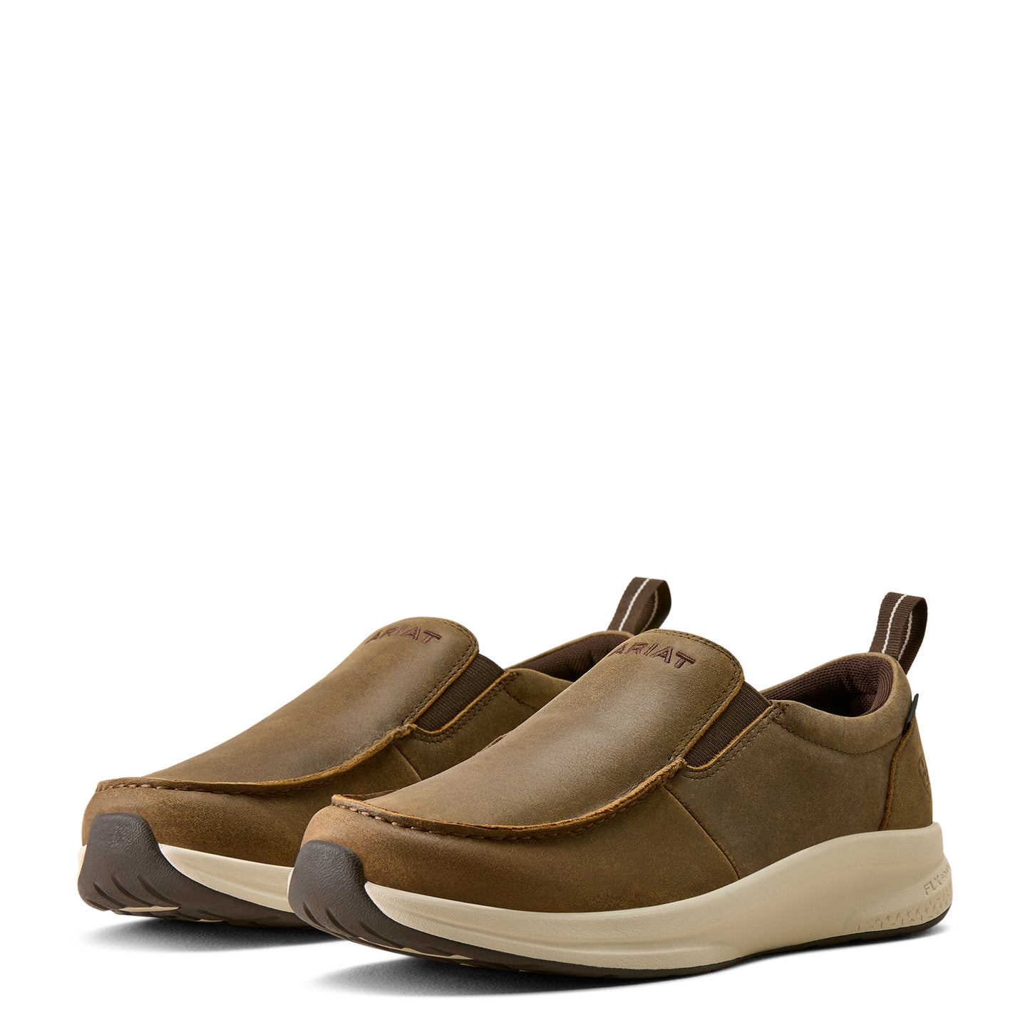 Ariat Men's Buckeye Brown Bomber Slip On Waterproof Shoe 10080275