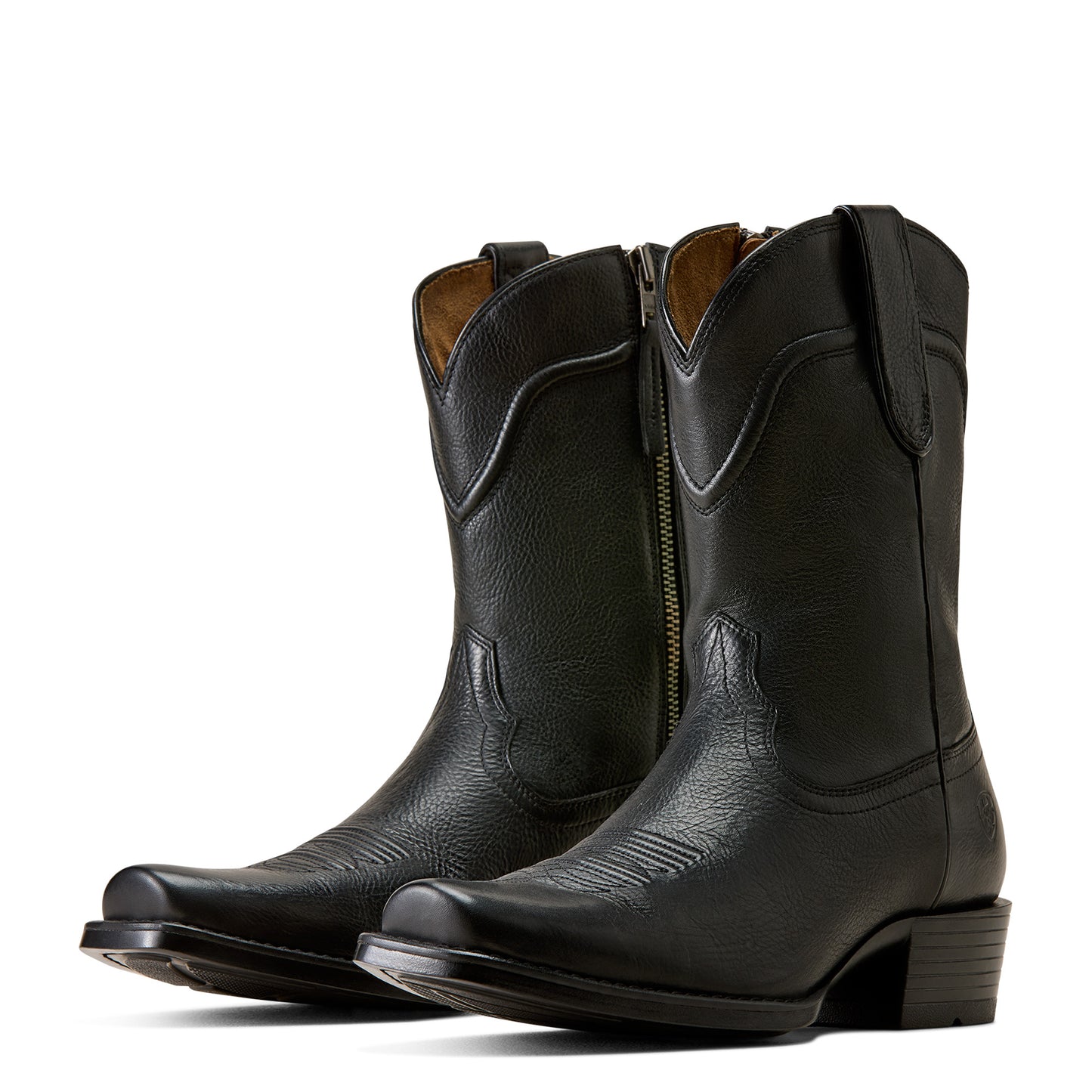 Ariat Men's Oliver Eclipse Black Narrow Cutter Toe Western Boot 10080290