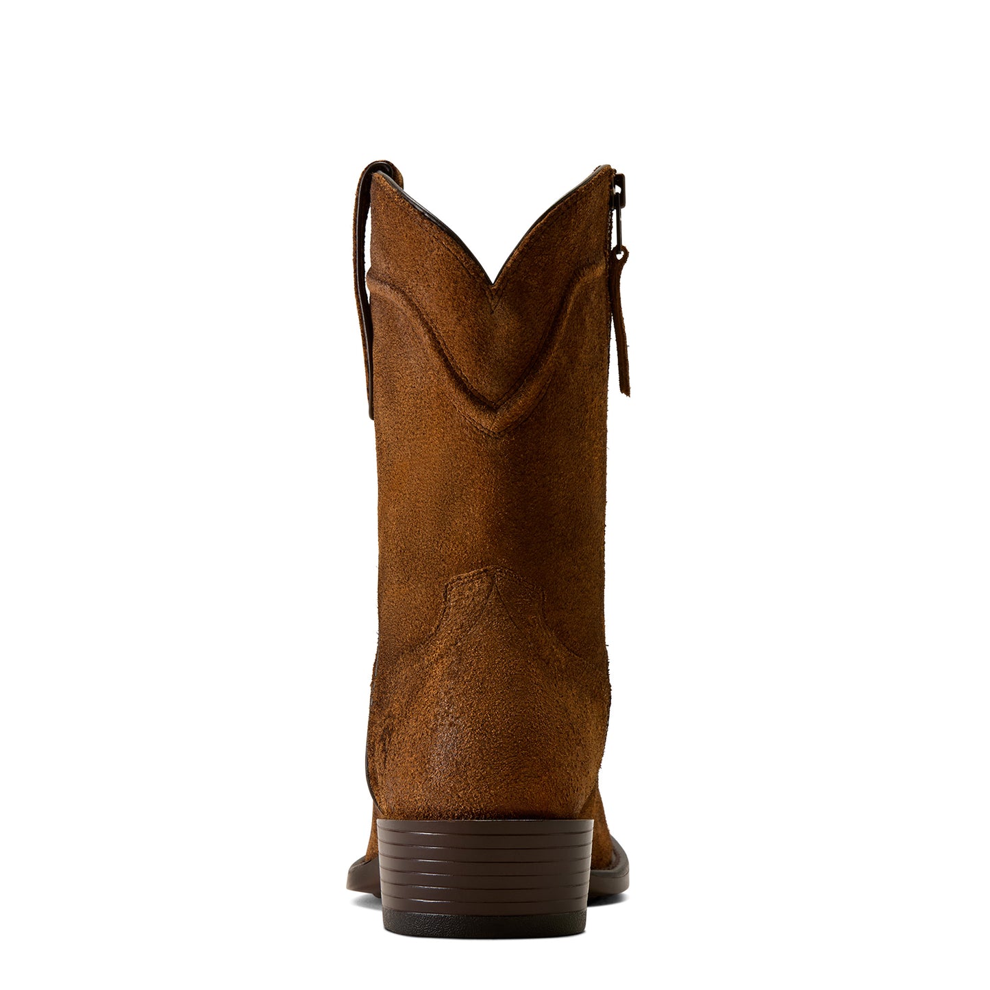 Ariat Men's Oliver Rusty Brown Suede Narrow Cutter Toe Western Boot 10080291