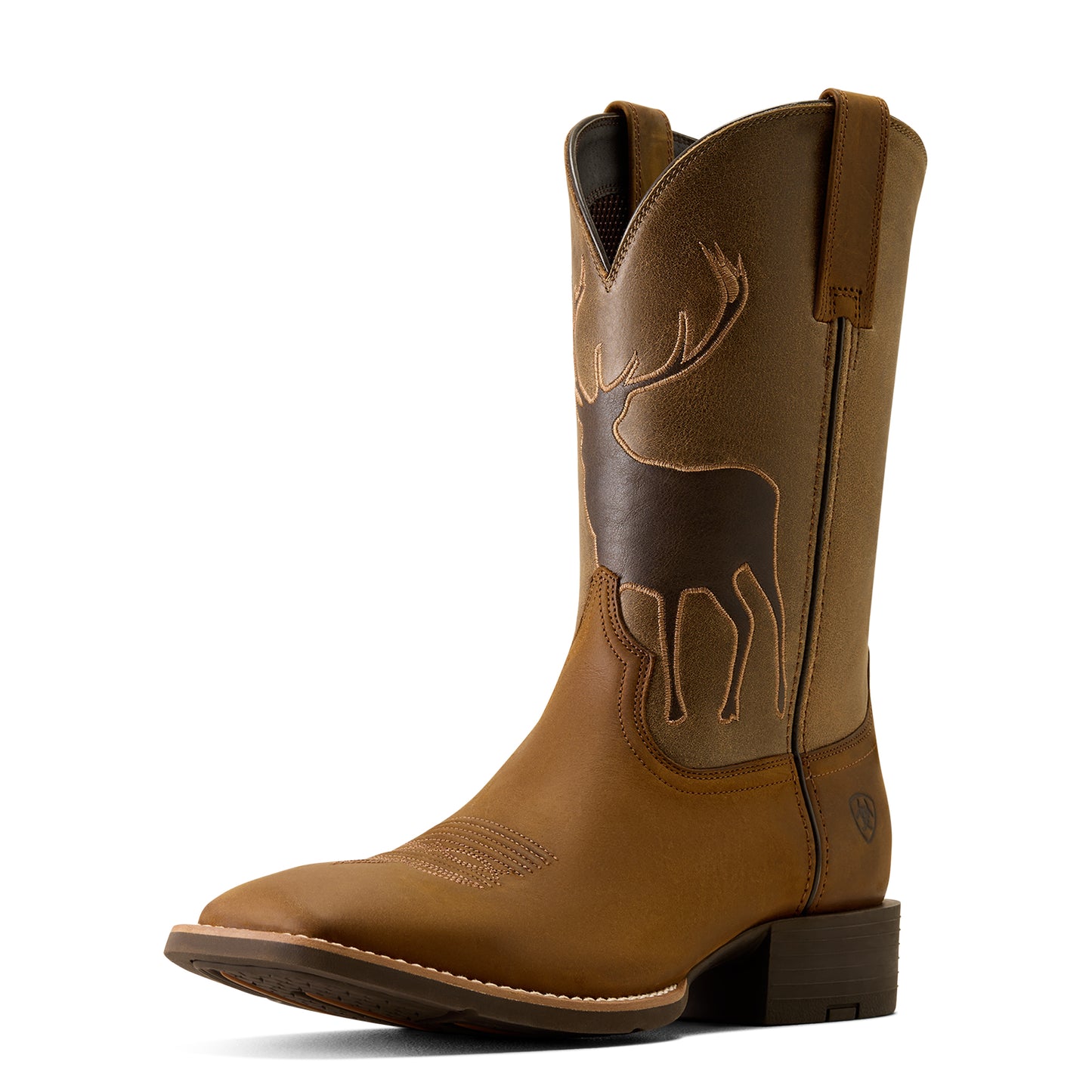 Ariat Men's Sport Trail Cam Distressed Brown Western Boot 10080341
