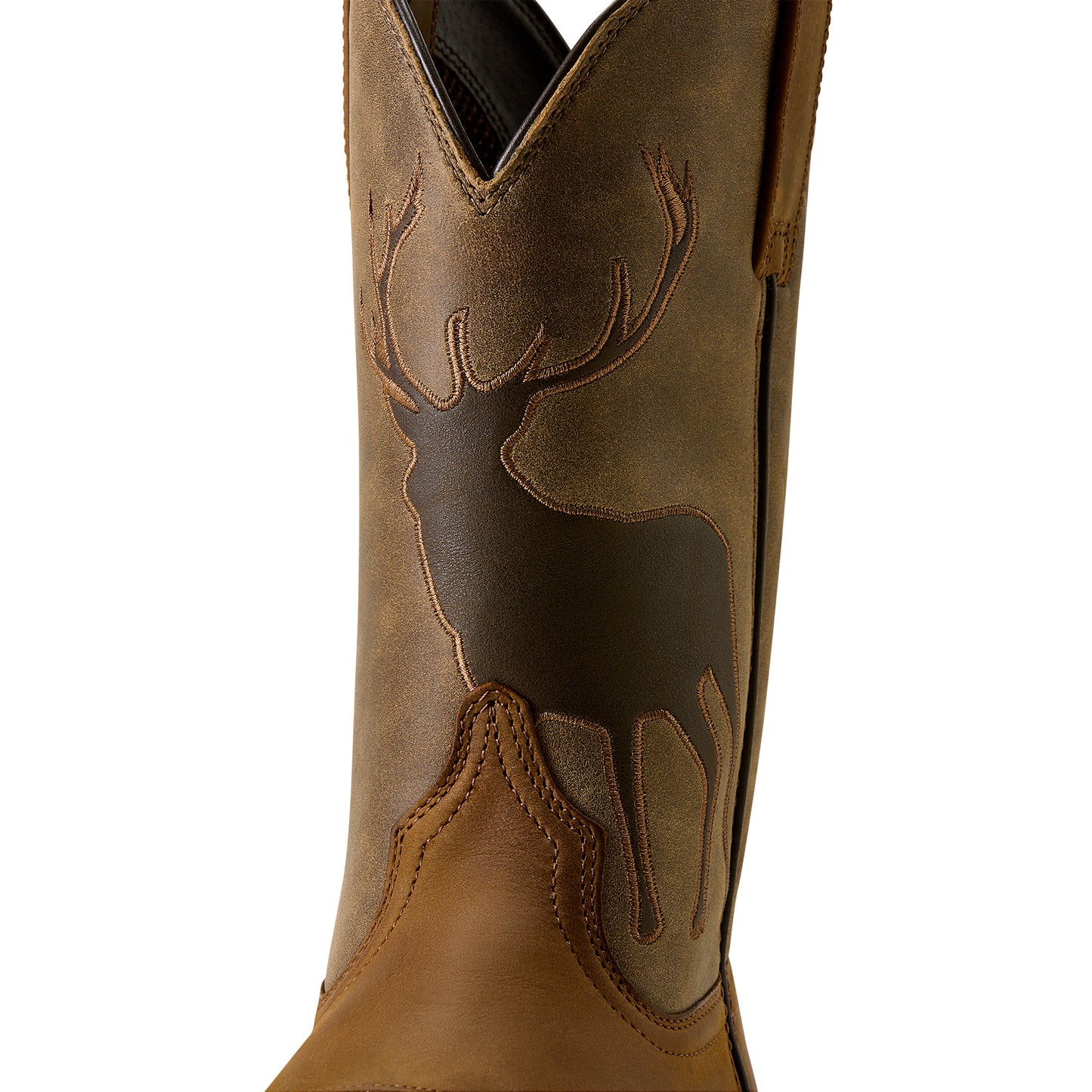 Ariat Men's Sport Trail Cam Distressed Brown Western Boot 10080341