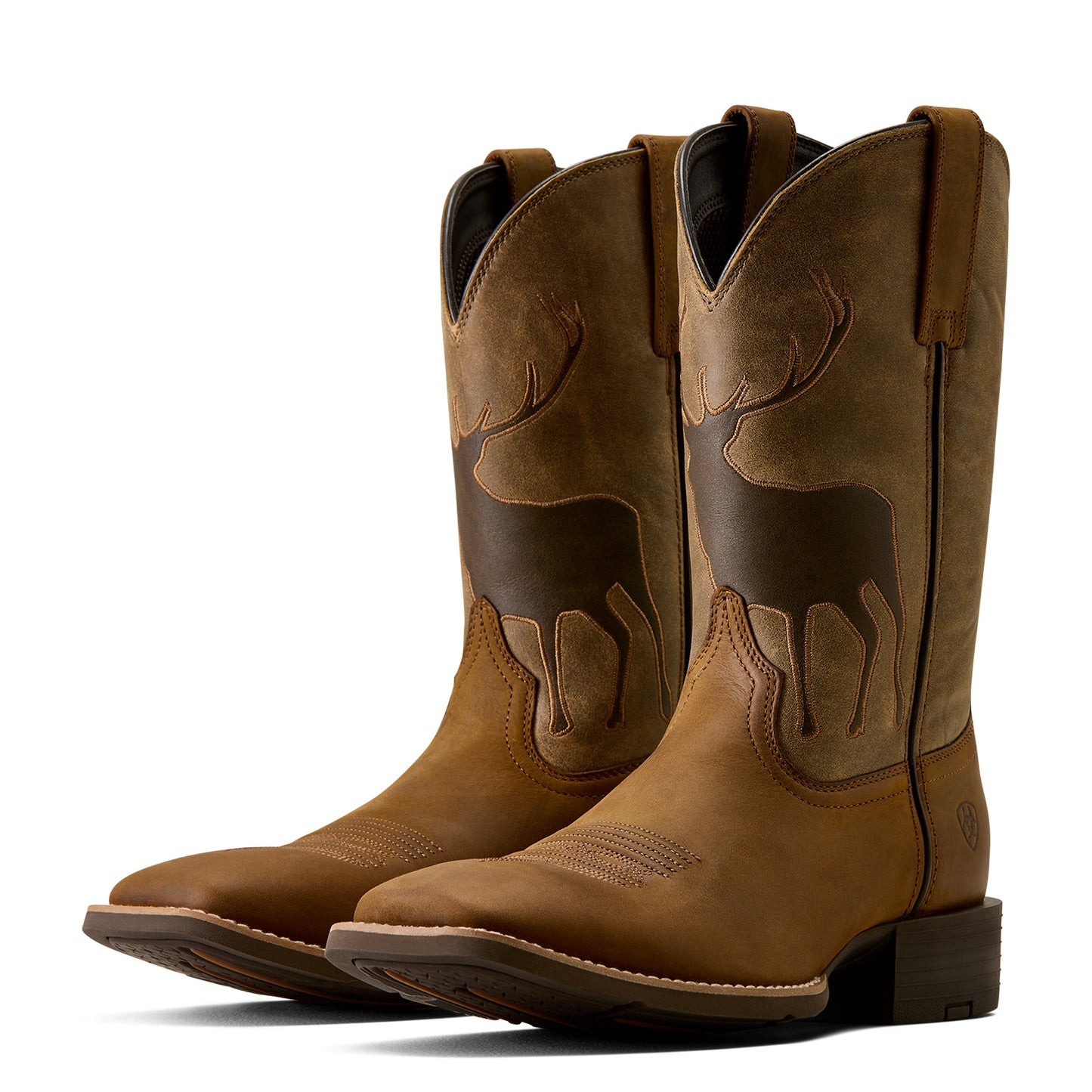 Ariat Men's Sport Trail Cam Distressed Brown Western Boot 10080341