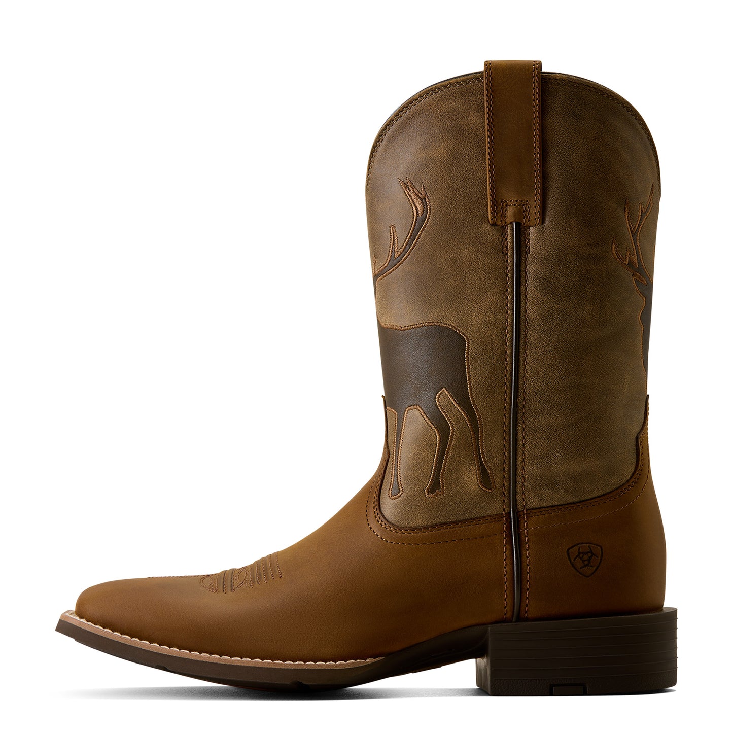 Ariat Men's Sport Trail Cam Distressed Brown Western Boot 10080341