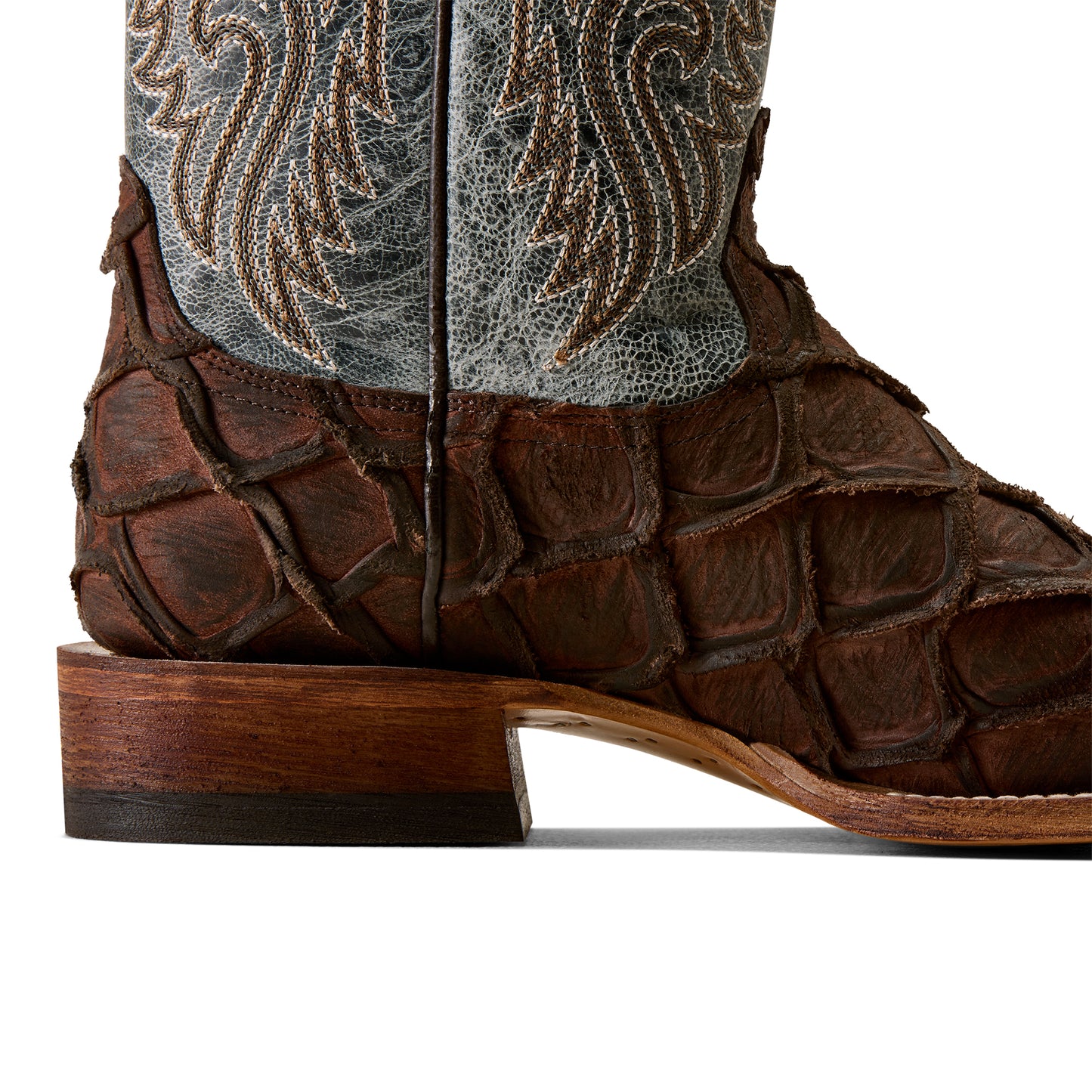 Ariat Men's Riverside Chocolate Bass Print Western Boot 10080345
