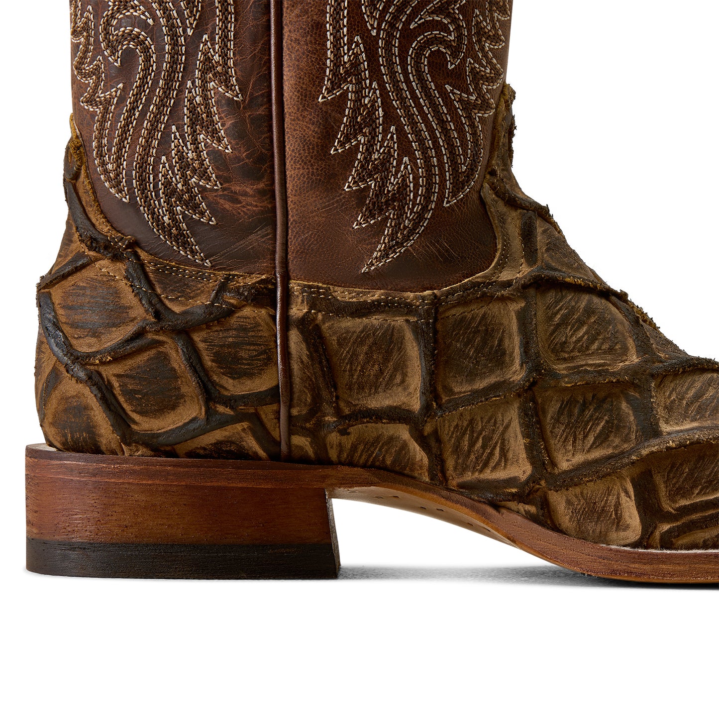 Ariat Men's Riverside Tan Bass Print Western Boot 10080347
