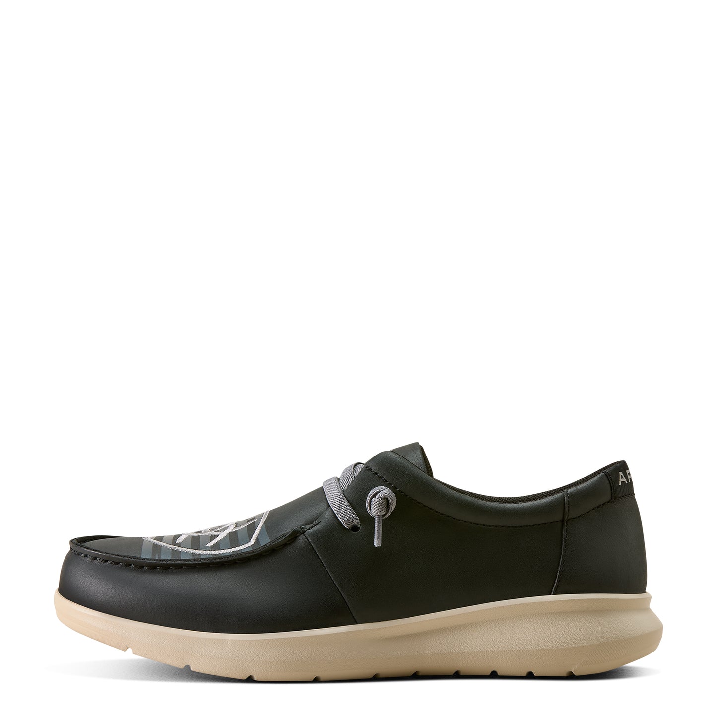 Ariat Men's Hilo Black Bomber Logo Slip On Shoe 10080381