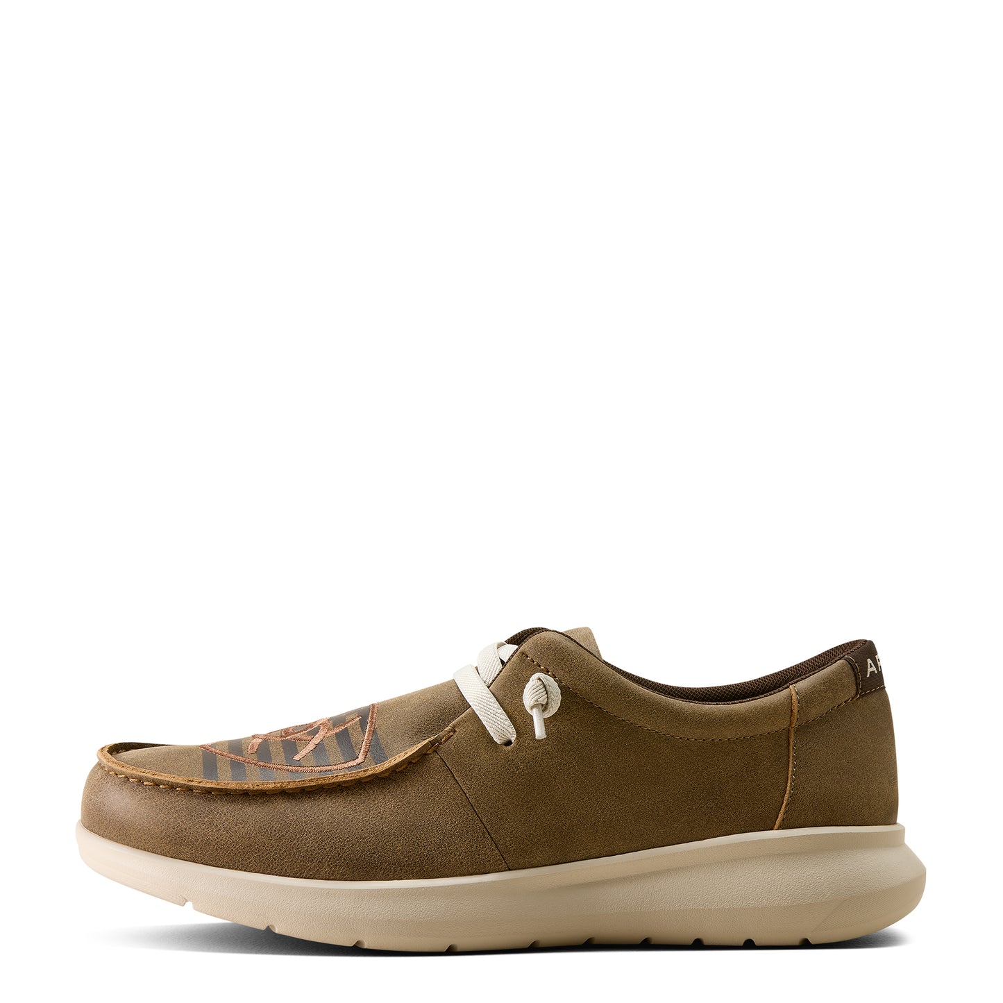 Ariat Men's Hilo Brown Bomber Logo Slip On Shoe 10080409