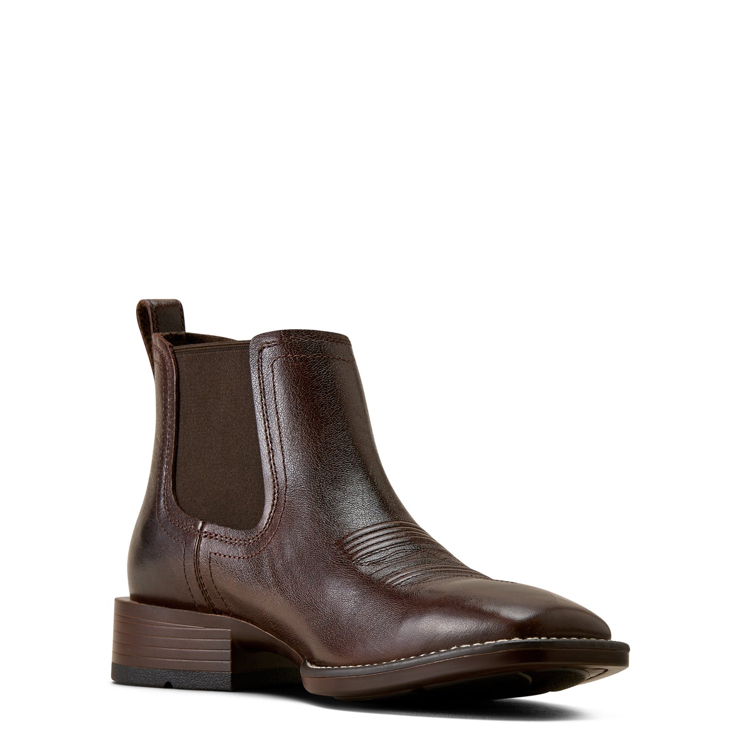Ariat Men's Booker Chelsea Chocolate Chip Wide Square Toe Western Boot 10080415