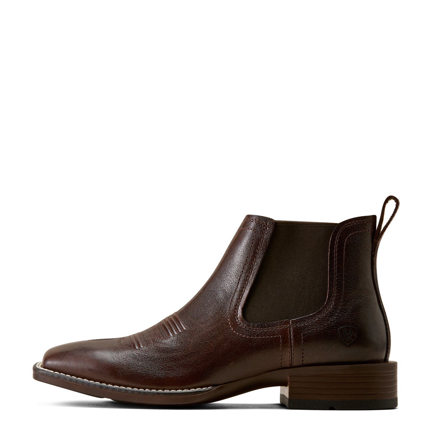 Ariat Men's Booker Chelsea Chocolate Chip Wide Square Toe Western Boot 10080415