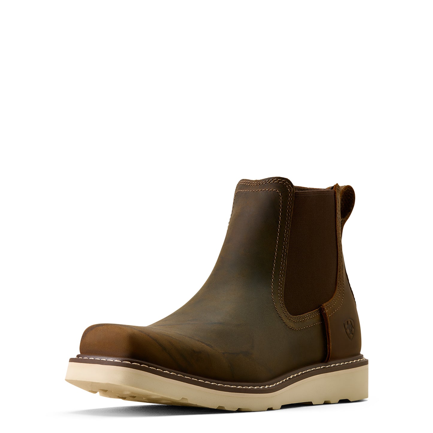 Ariat Men's Rambler Recon Baked Brown Square Toe Chelsea Boot 10080439