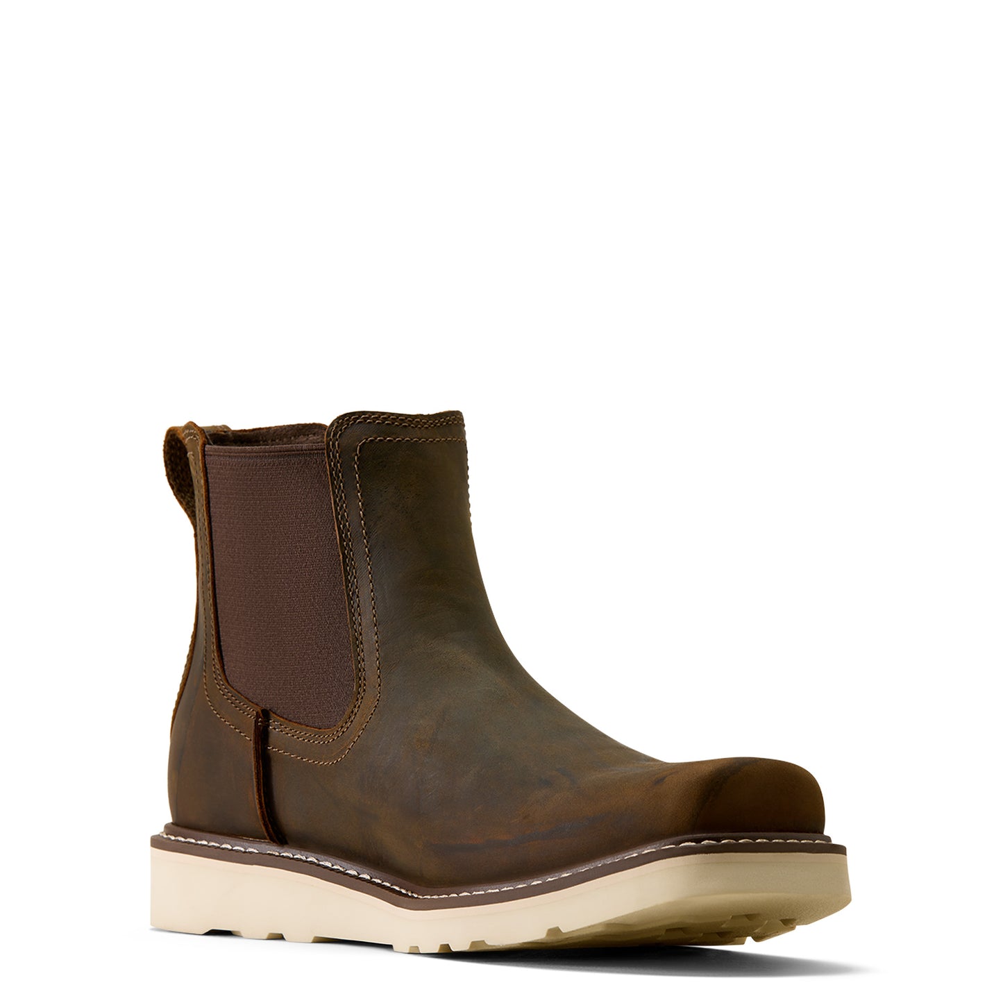 Ariat Men's Rambler Recon Baked Brown Square Toe Chelsea Boot 10080439