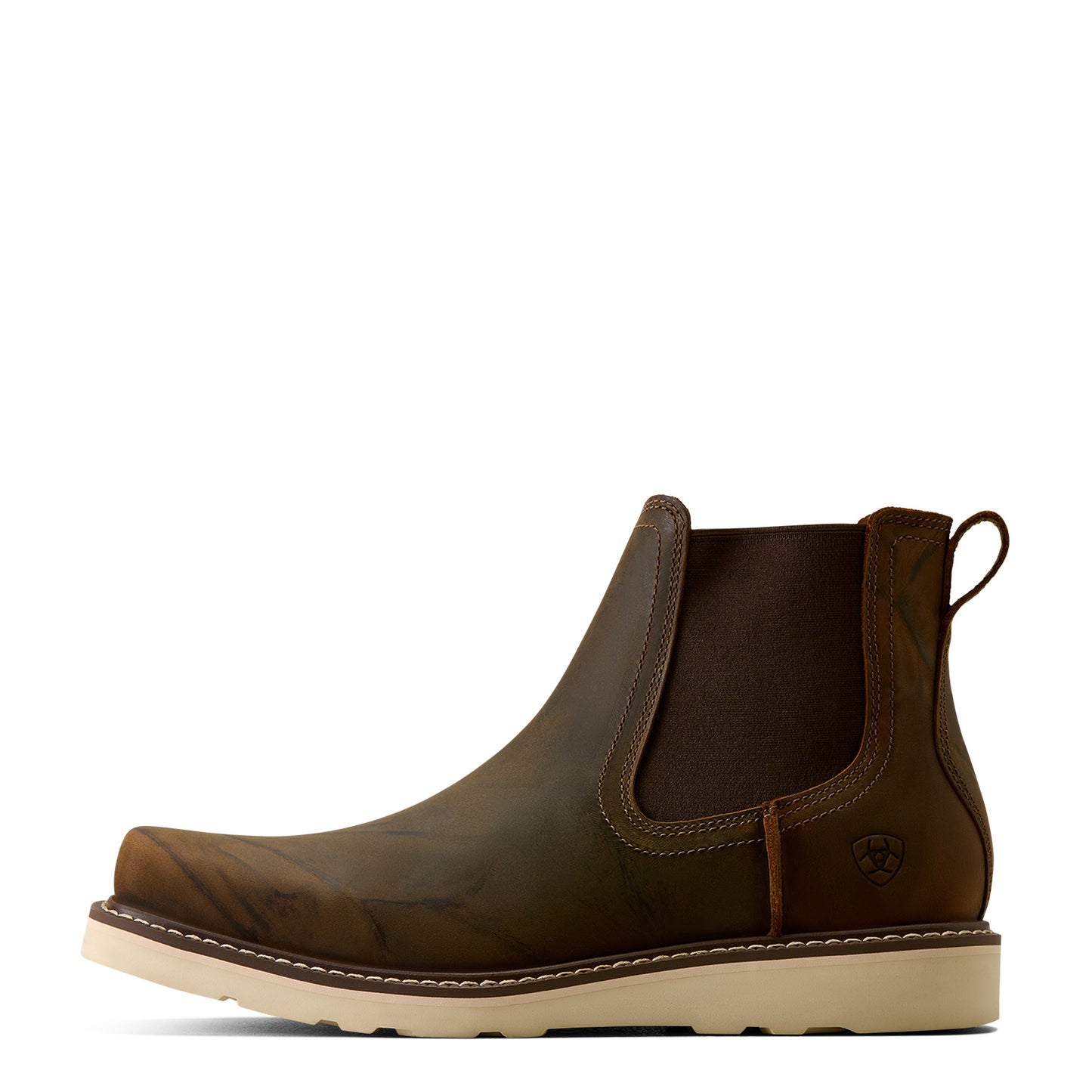 Ariat Men's Rambler Recon Baked Brown Square Toe Chelsea Boot 10080439