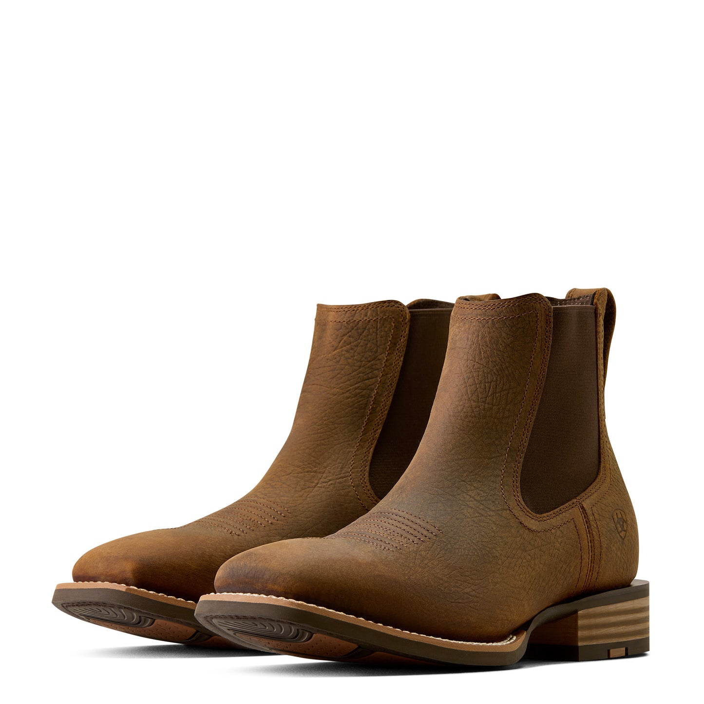 Ariat Men's Western Big Rig Earth Wide Square Toe Chelsea Boot 10080502