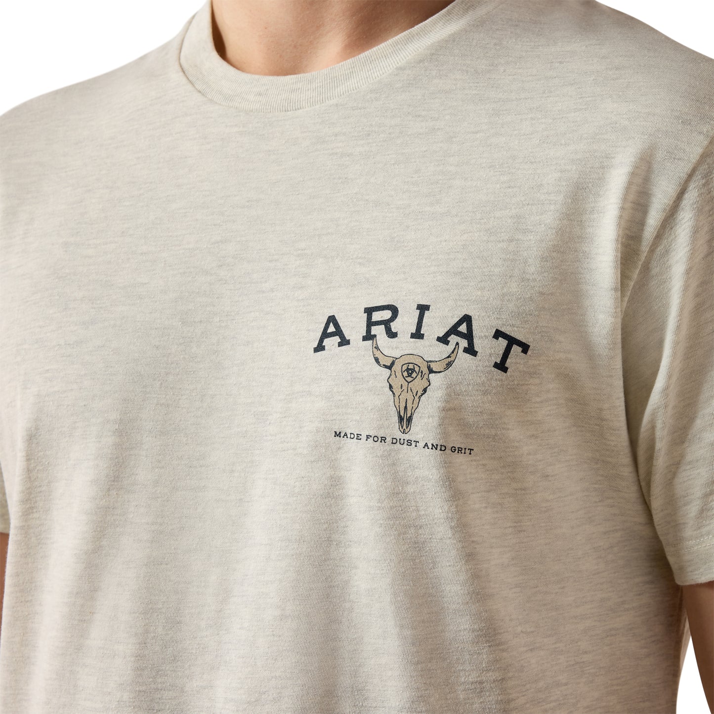 Ariat Men's Bandana Bandit Oatmeal Heather T-Shirt 10080586