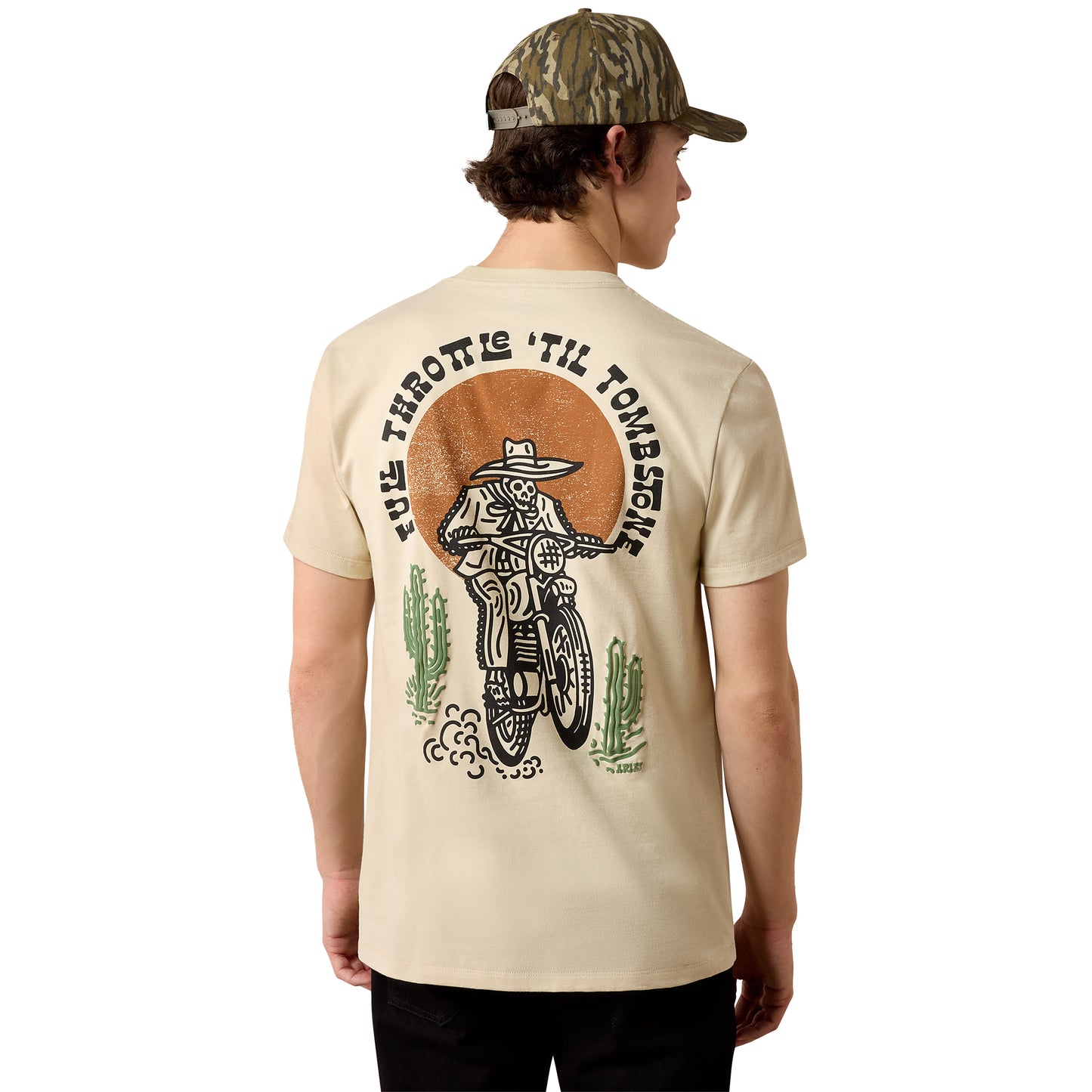 Ariat Men's Full Throttle Natural T-Shirt 10080590